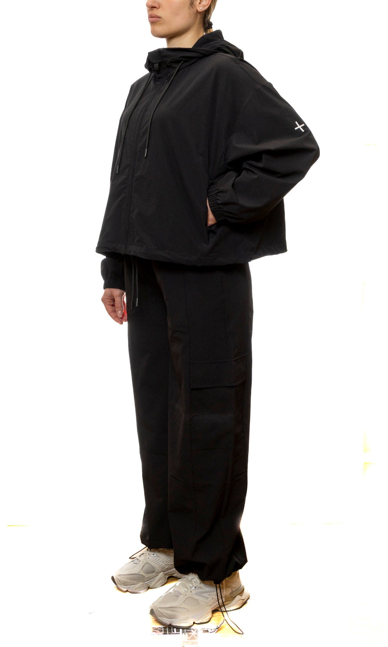 MORE pantalone tessuto tecnico nero TALIA TESS-NERO