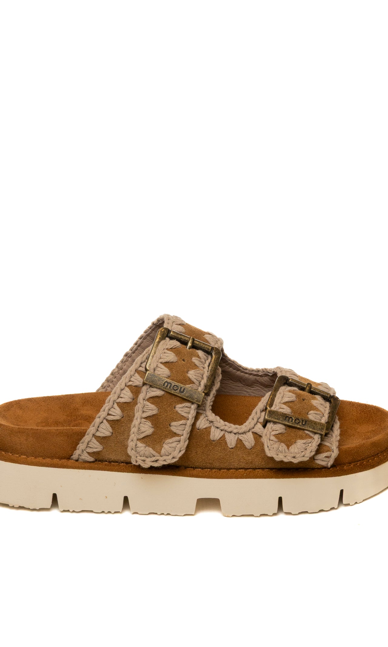 MOU Sandalo camoscio cognac 461005A CAM/COG