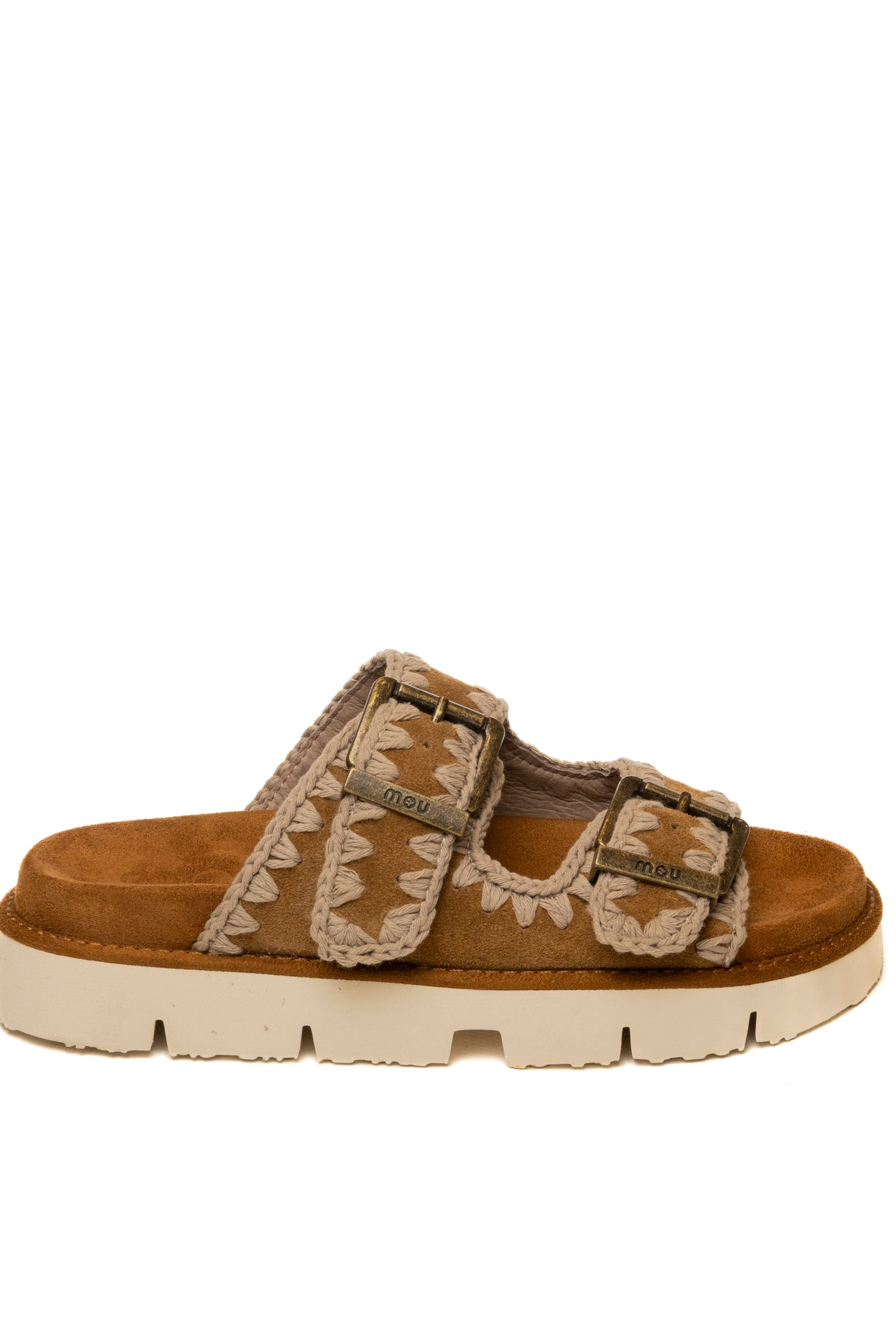 MOU Sandalo camoscio cognac 461005A CAM/COG