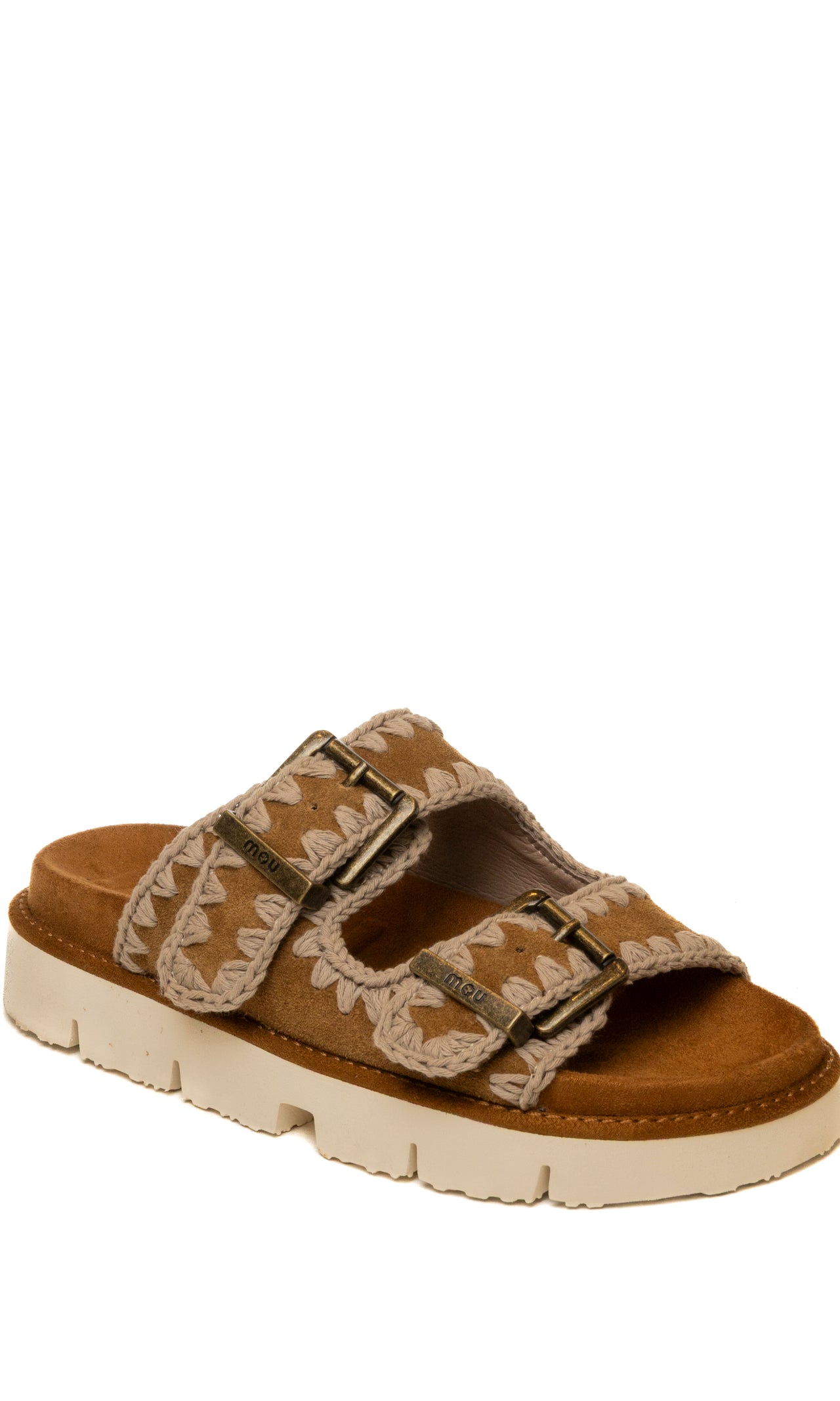 MOU Sandalo camoscio cognac 461005A CAM/COG