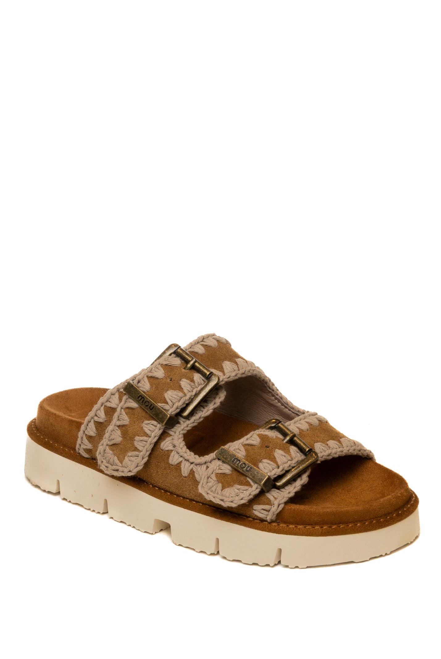 MOU Sandalo camoscio cognac 461005A CAM/COG