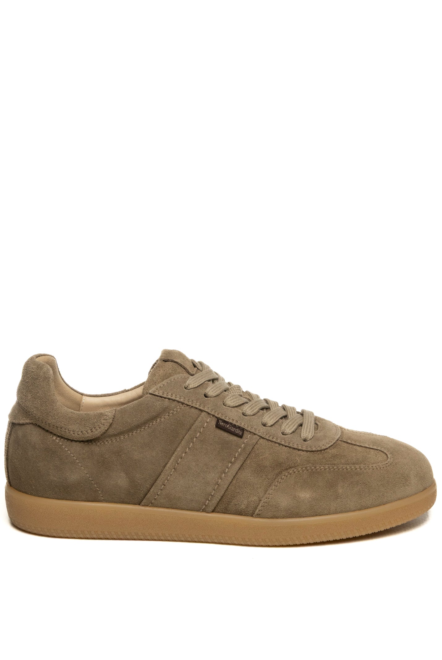 NERO GIARDINI Sneaker camoscio taupe E500685 AROLD-VELO
