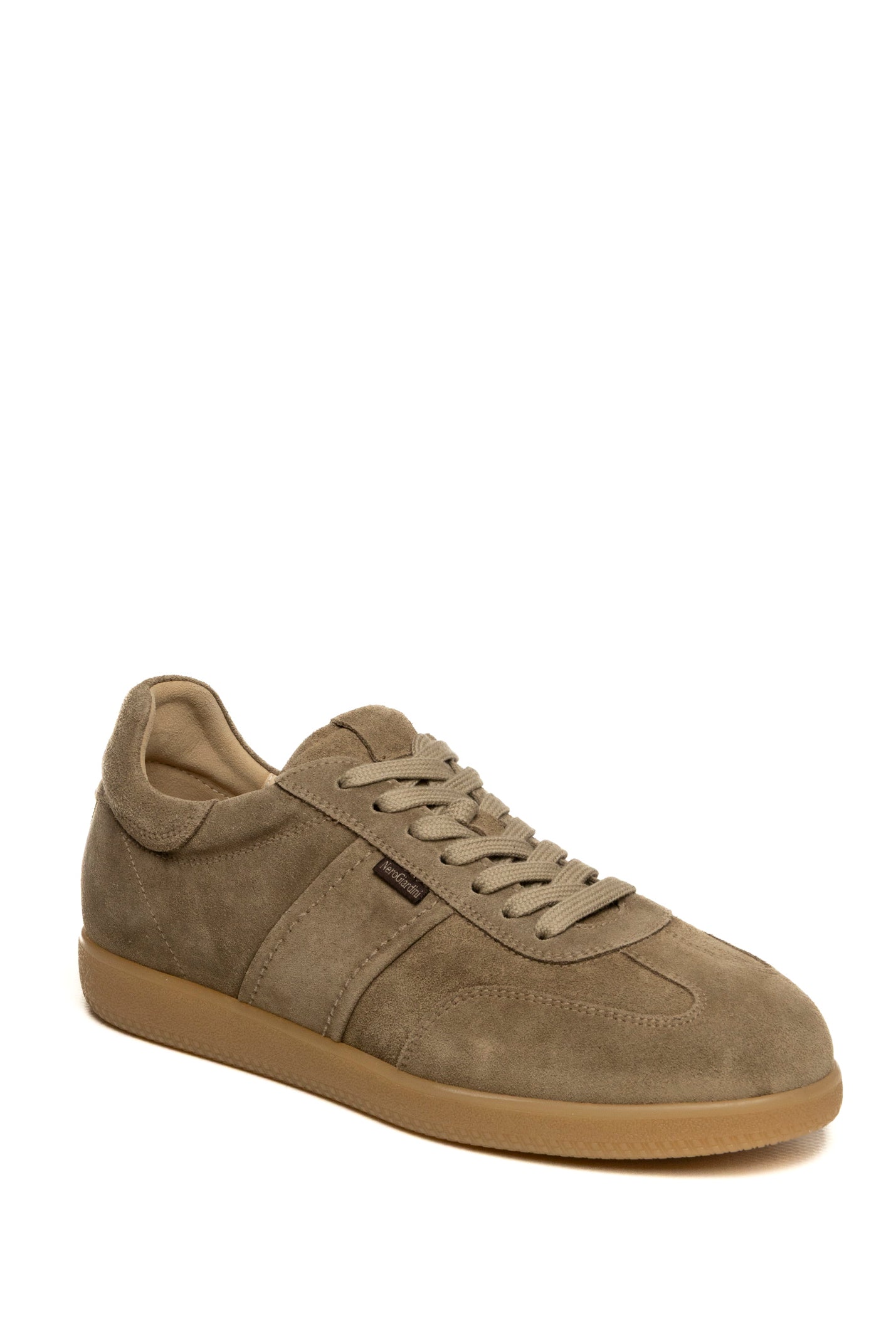 NERO GIARDINI Sneaker camoscio taupe E500685 AROLD-VELO