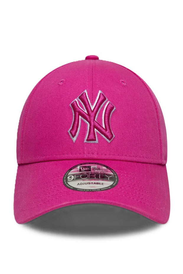 NEW ERA cappello new york yankees fucsia 60856268 TEAM-FUC/WHT