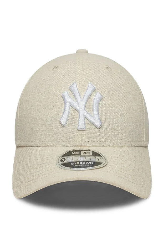NEW ERA cappello new york yankees stone 60856285 LINEN-STONE