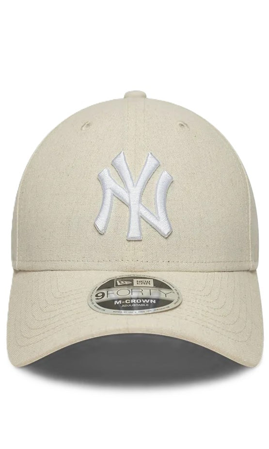 NEW ERA cappello new york yankees stone 60856285 LINEN-STONE