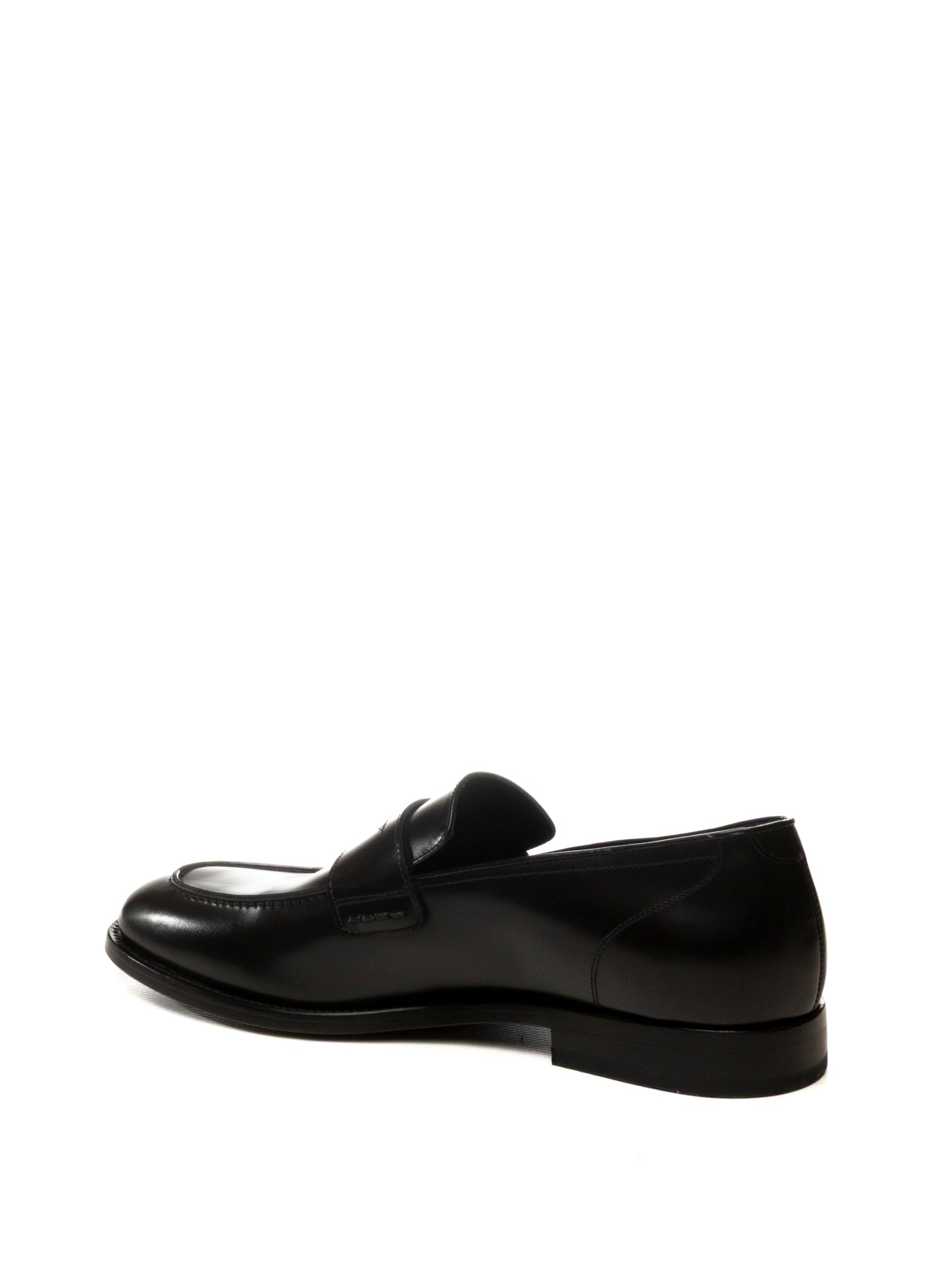 PANTANETTI Mocassino spazzolato nero 18602 REIMS-NERO