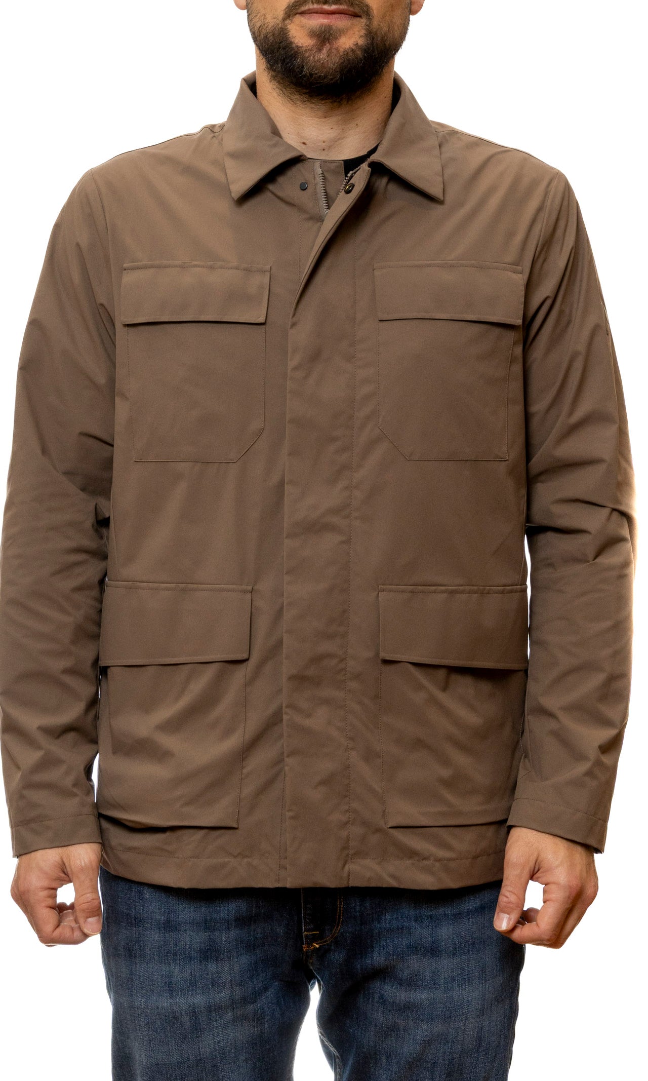 PEOPLE OF SHIBUYA giubbino softshell marrone KASUGAI PM931-260