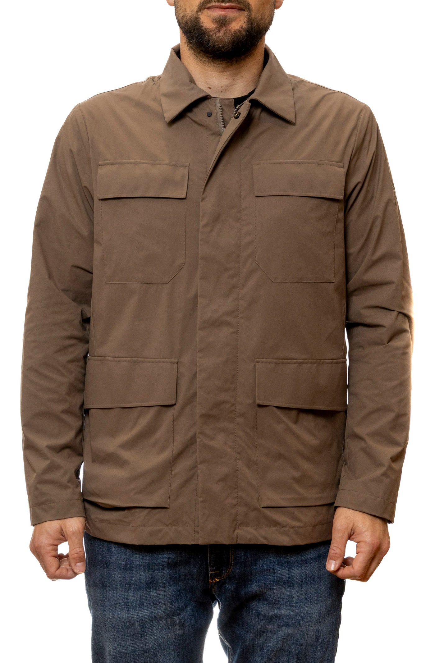 PEOPLE OF SHIBUYA giubbino softshell marrone KASUGAI PM931-260