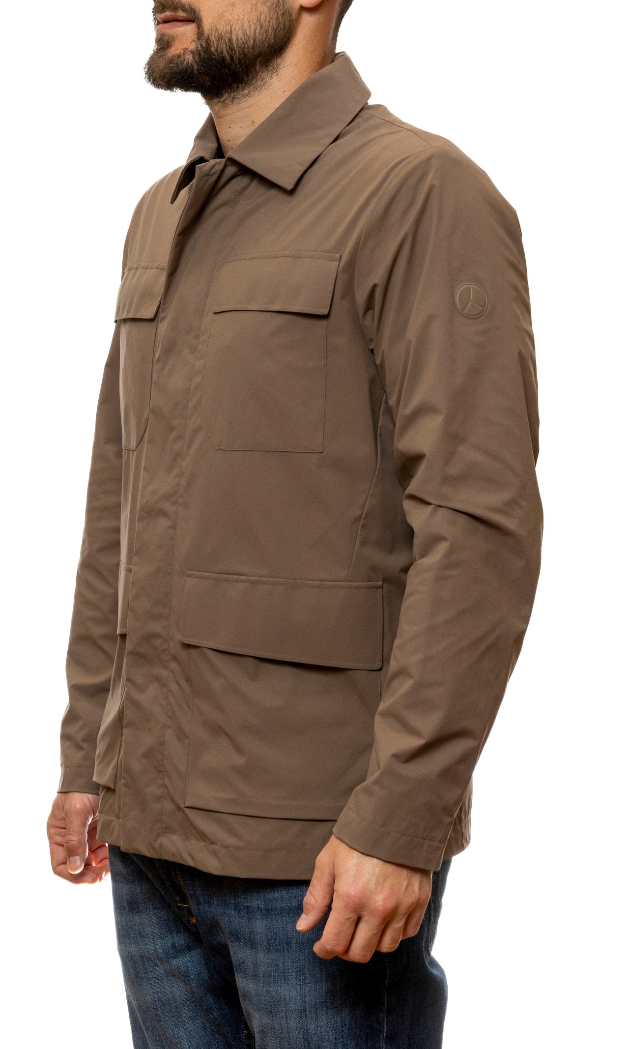 PEOPLE OF SHIBUYA giubbino softshell marrone KASUGAI PM931-260