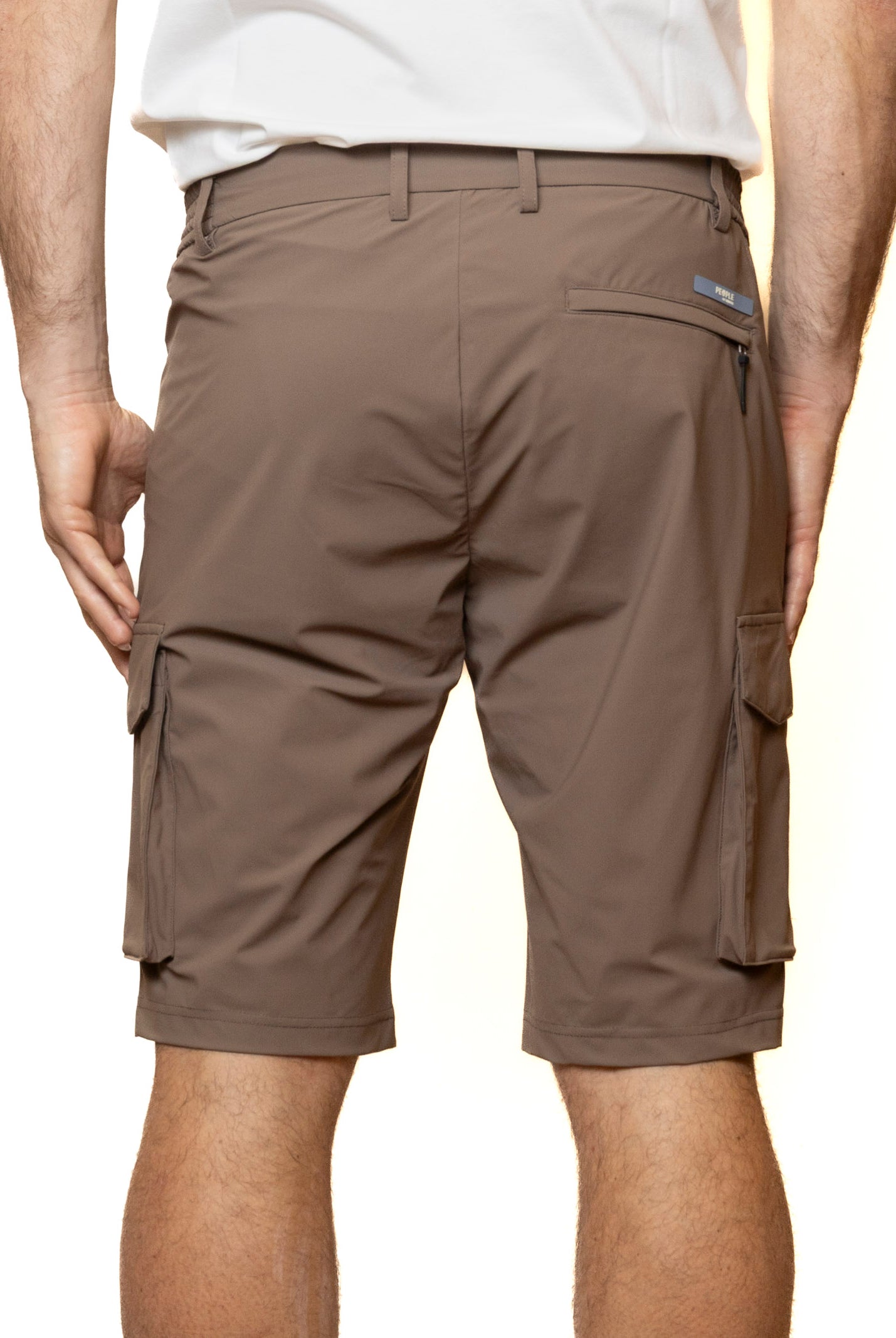 PEOPLE OF SHIBUYA bermuda cotone marrone OMONO PM950-260