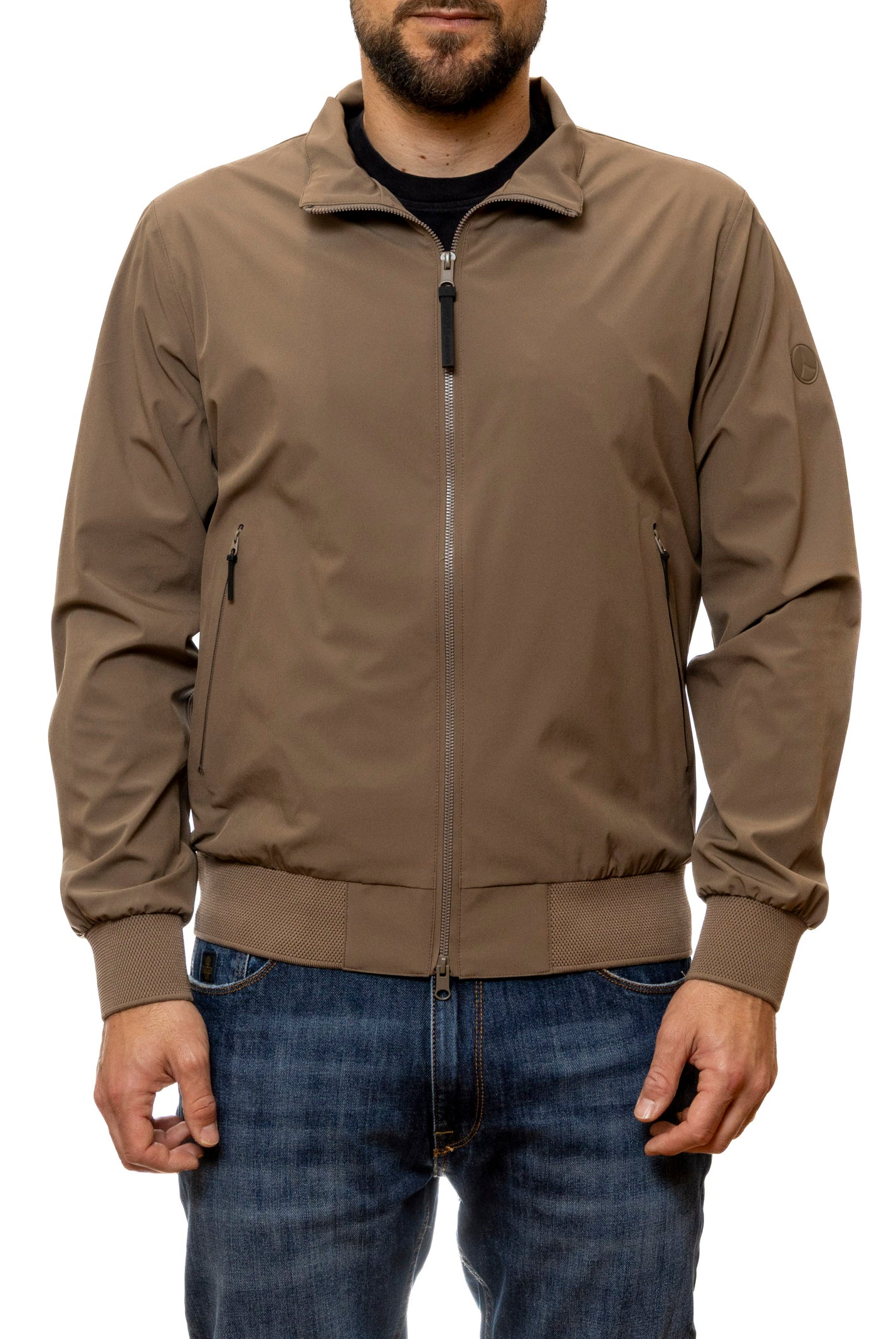PEOPLE OF SHIBUYA giubbino softshell marrone SHIBUYA PM658-260