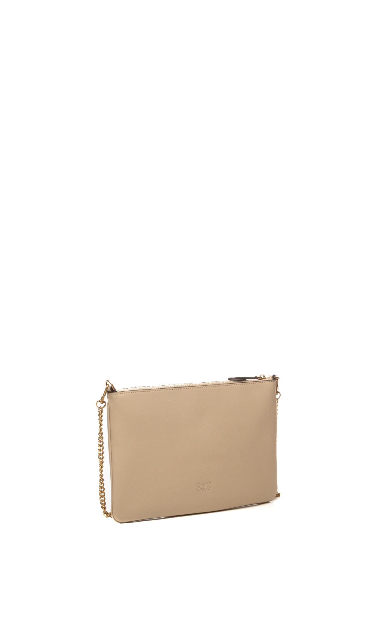 PINKO borsa a spalla flat classic beige/oro 100455-AOF1 FLAT CLASSIC-C50Q