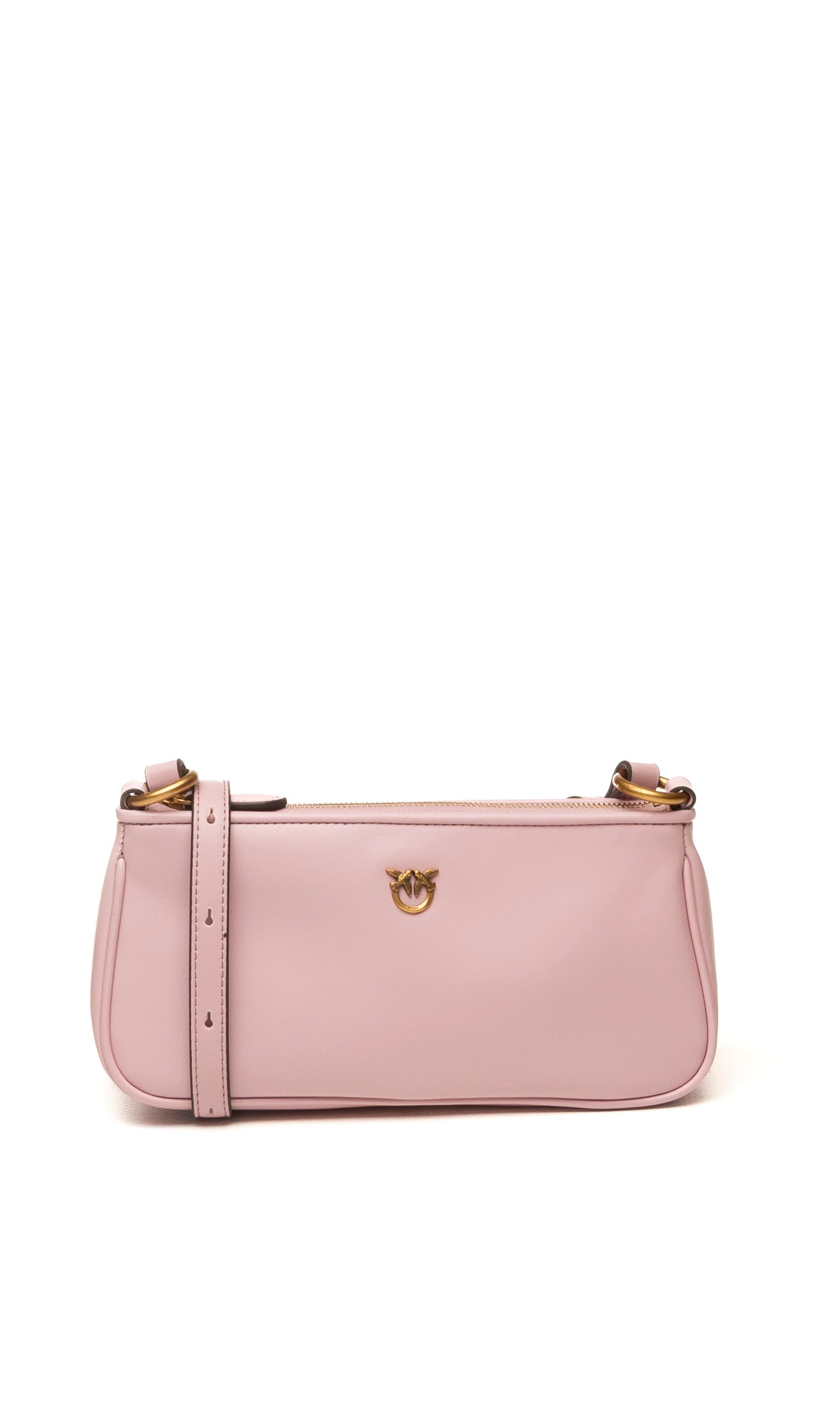 PINKO borsa a spalla half moon rosa/oro 105069-A0QO HALF MOON-P26Q