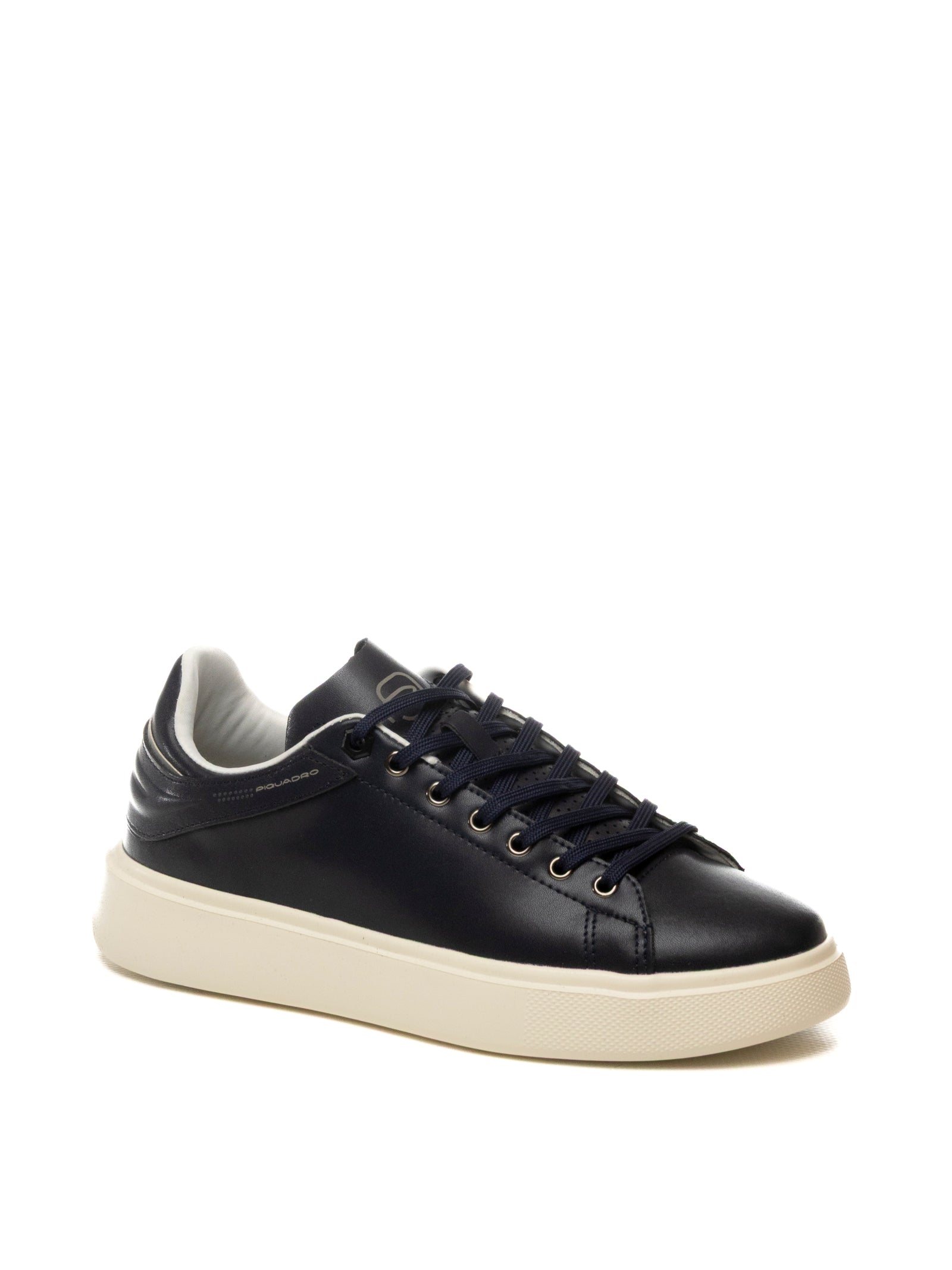 PIQUADRO Sneaker pelle navy PQ7500 PELLE-NAVY