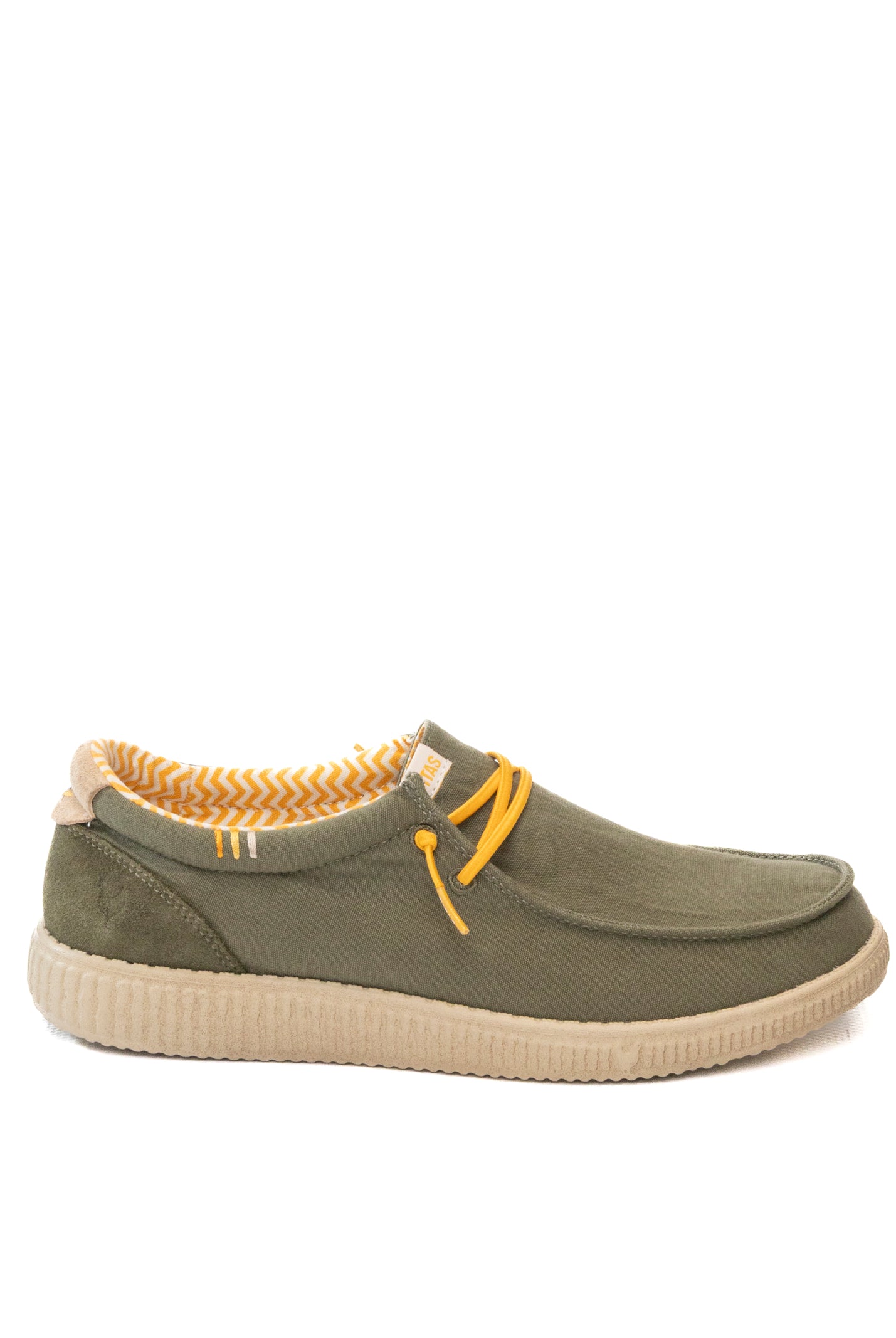 PITAS Slip on ledro kaki LEDRO TESSUTO-KAKI