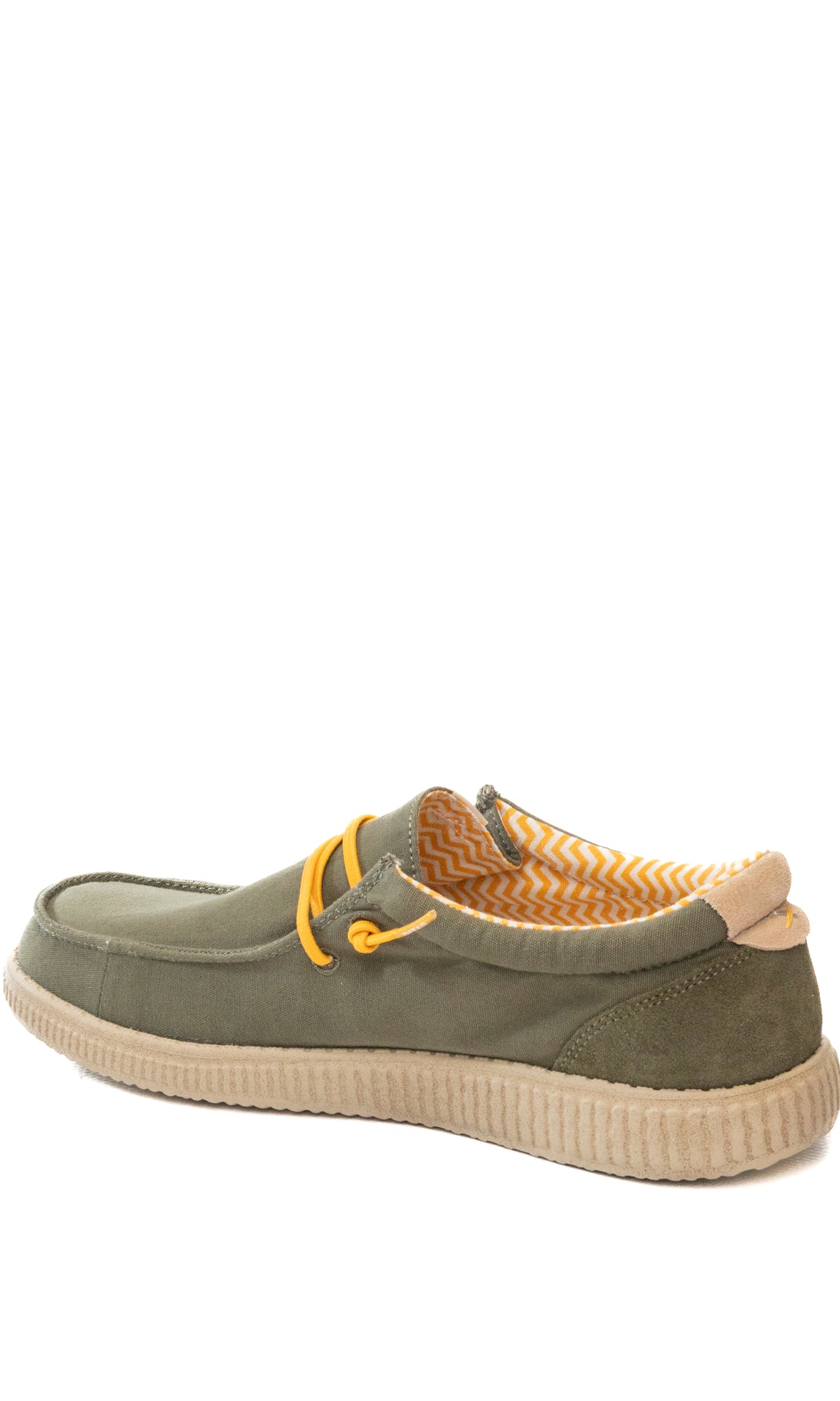 PITAS Slip on ledro kaki LEDRO TESSUTO-KAKI