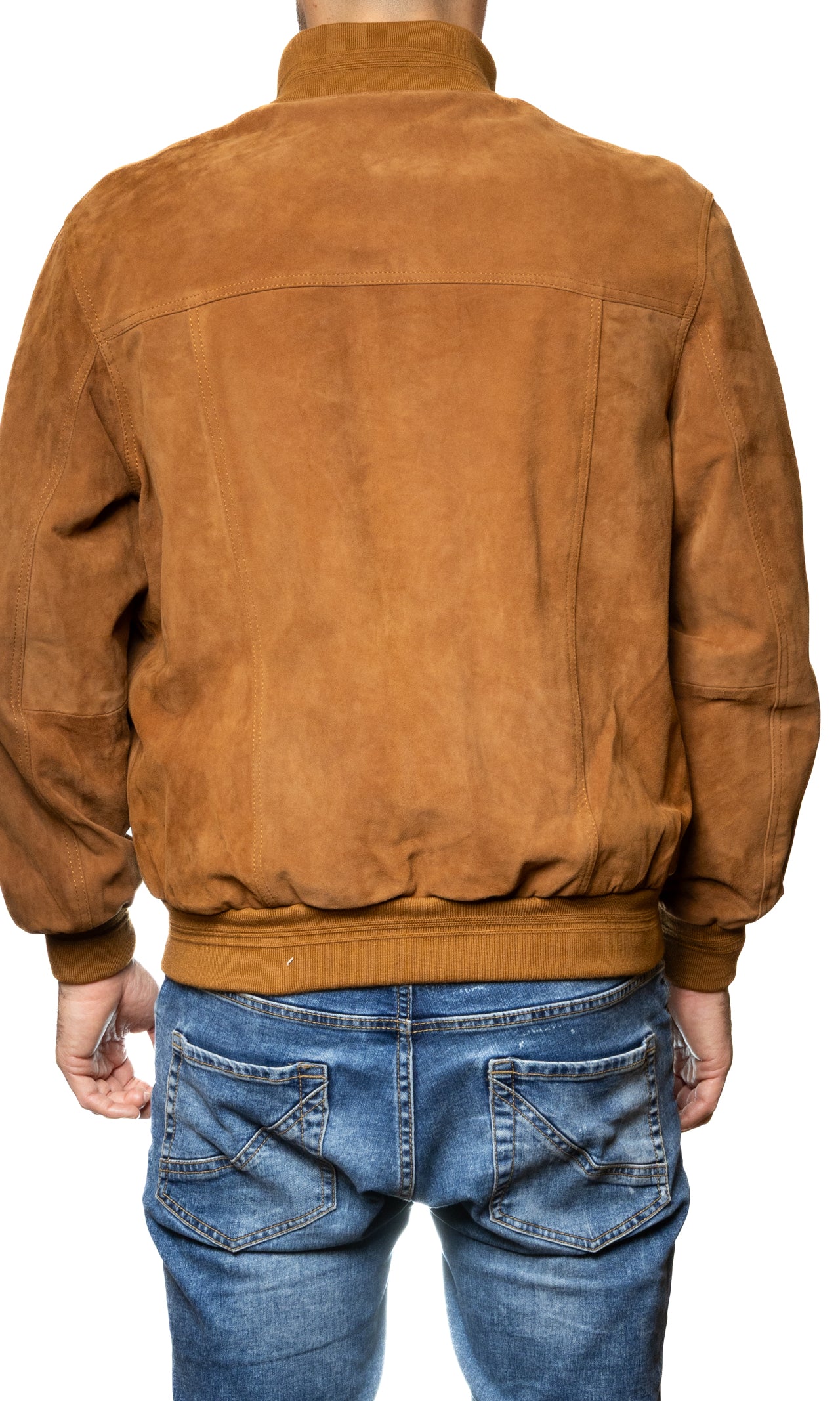 PK BY PASKAL giubbino camoscio caramello 003 CAM-WHISKY