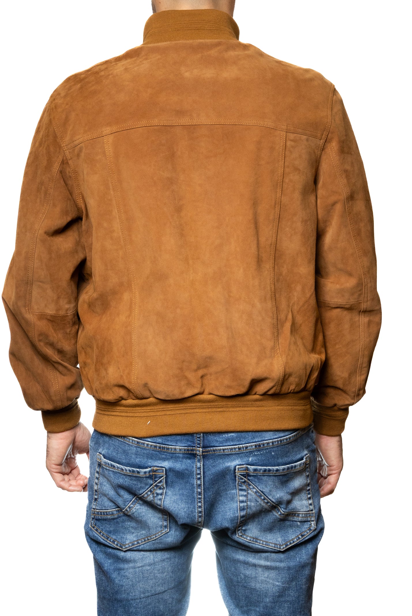 PK BY PASKAL giubbino camoscio caramello 003 CAM-WHISKY