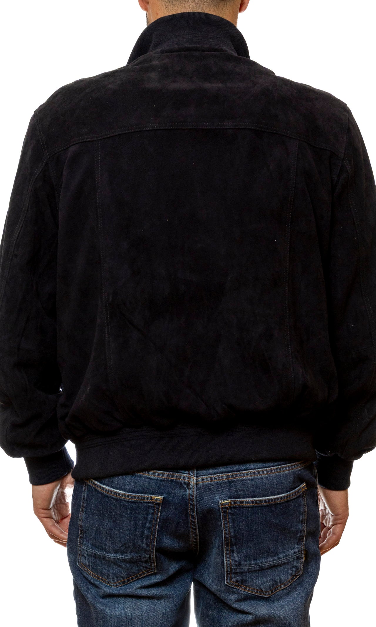 PK BY PASKAL giubbino camoscio blu 004 CAM-BLU