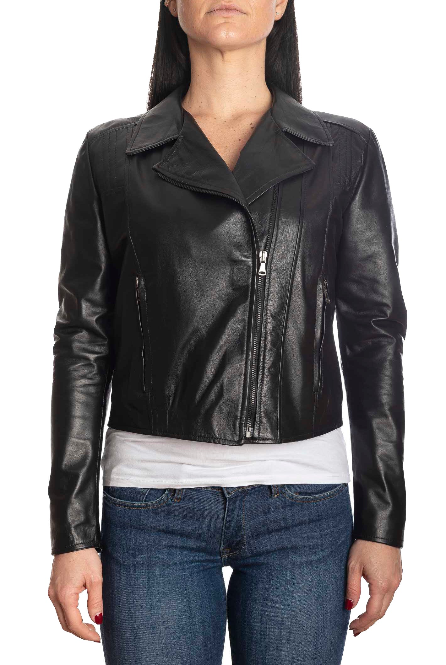 PK BY PASKAL giubbino nappa nero 073 NAPPA-NERO