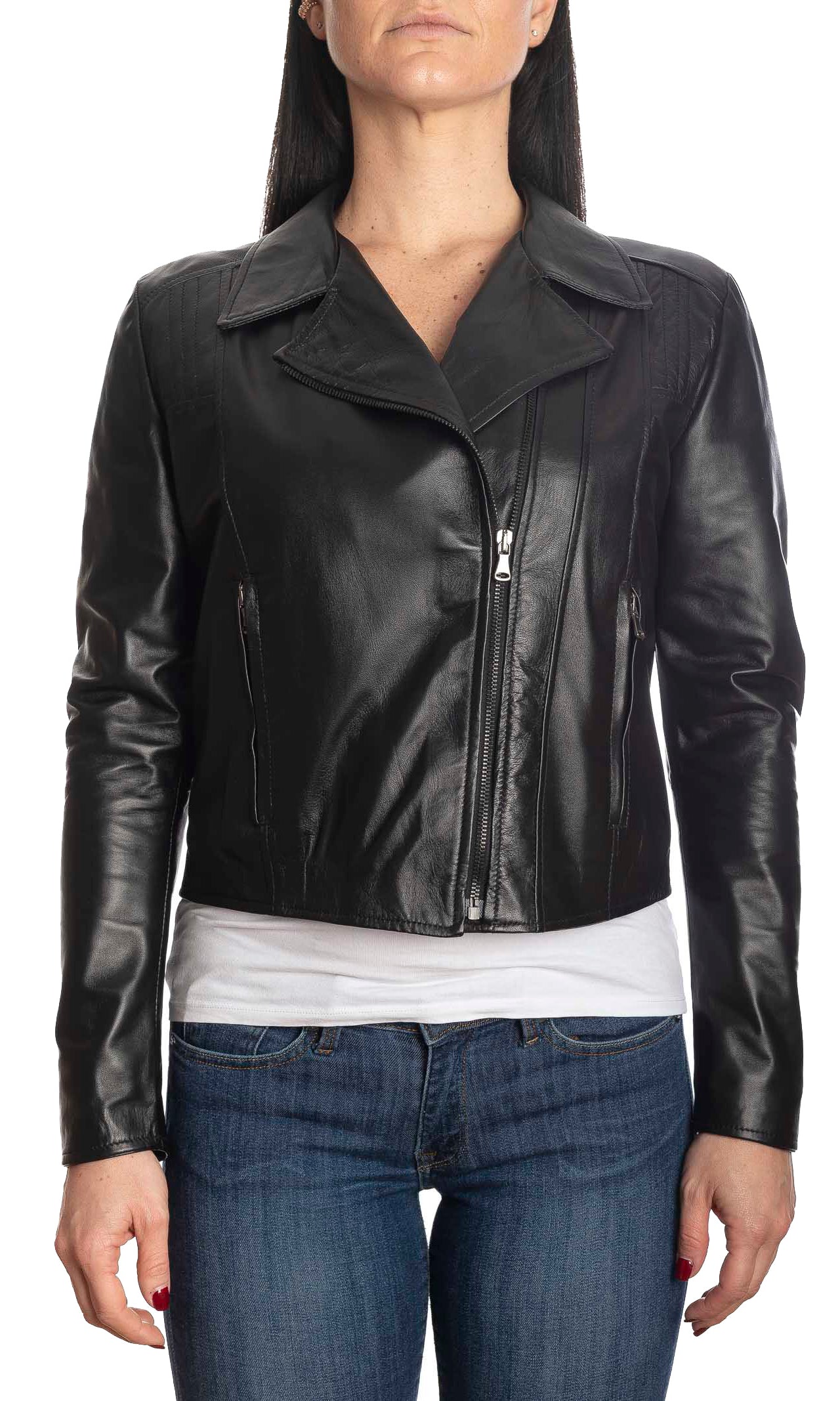 PK BY PASKAL giubbino nappa nero 073 NAPPA-NERO