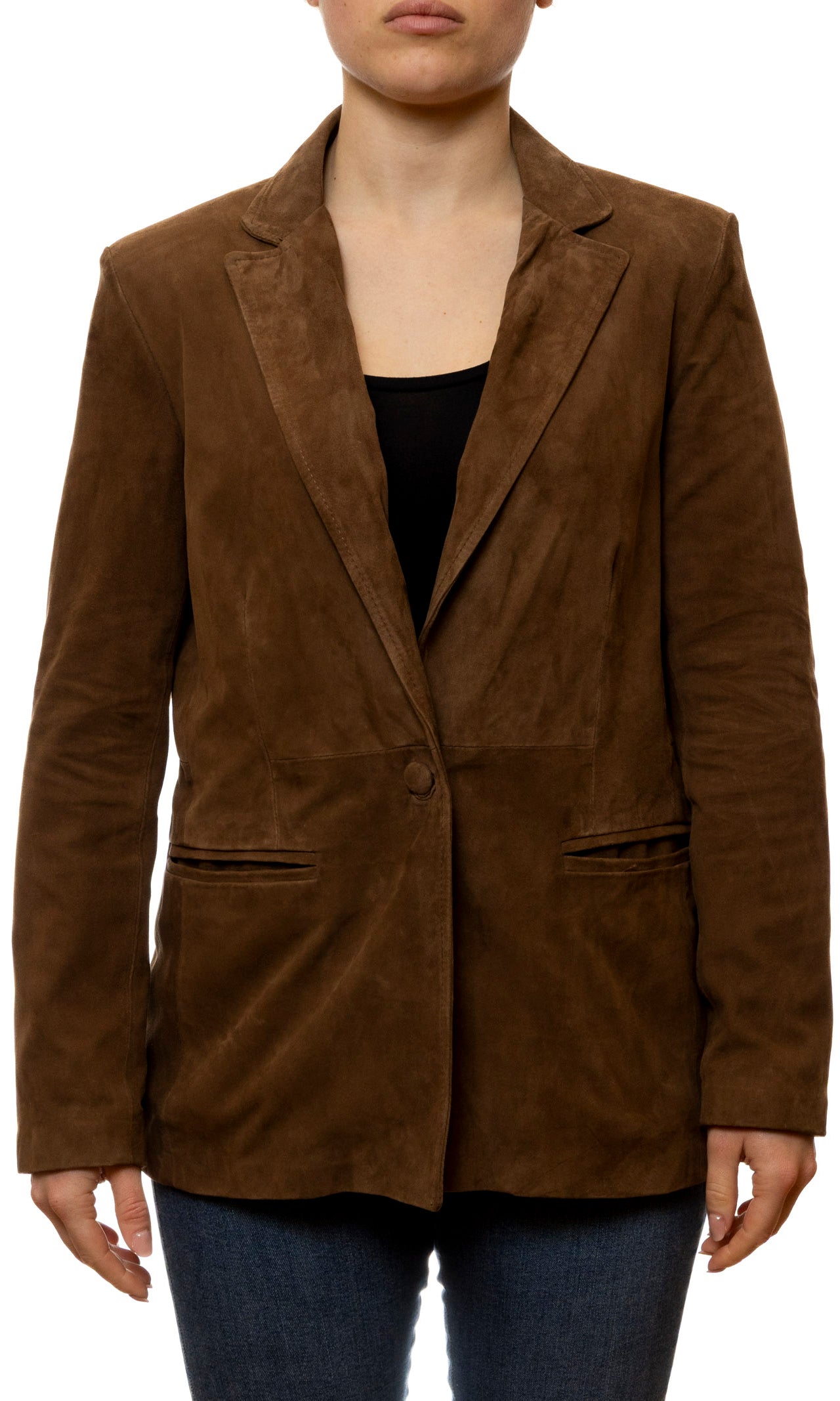 PK BY PASKAL blazer camoscio moro 126 CAM-FORESTA