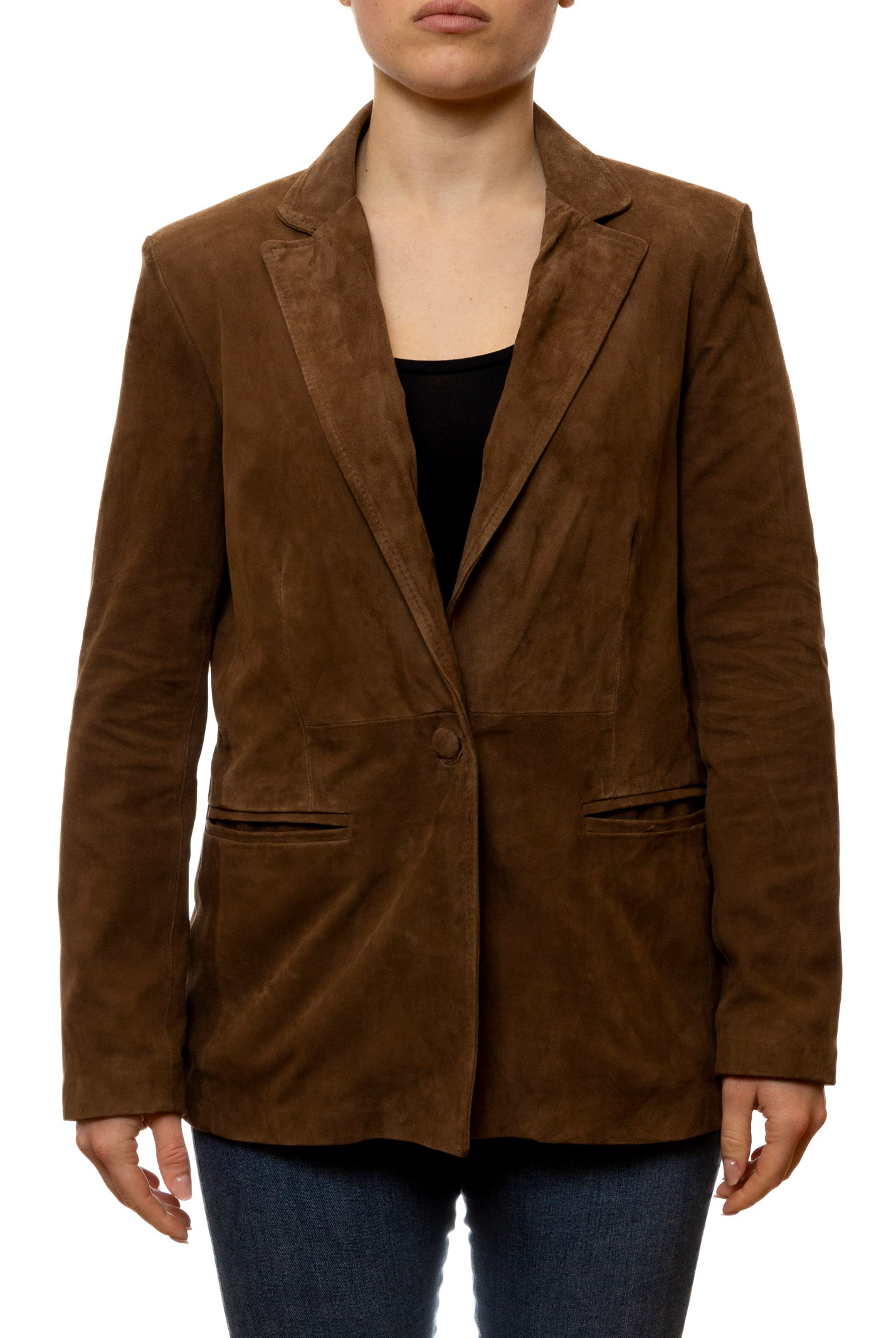 PK BY PASKAL blazer camoscio moro 126 CAM-FORESTA