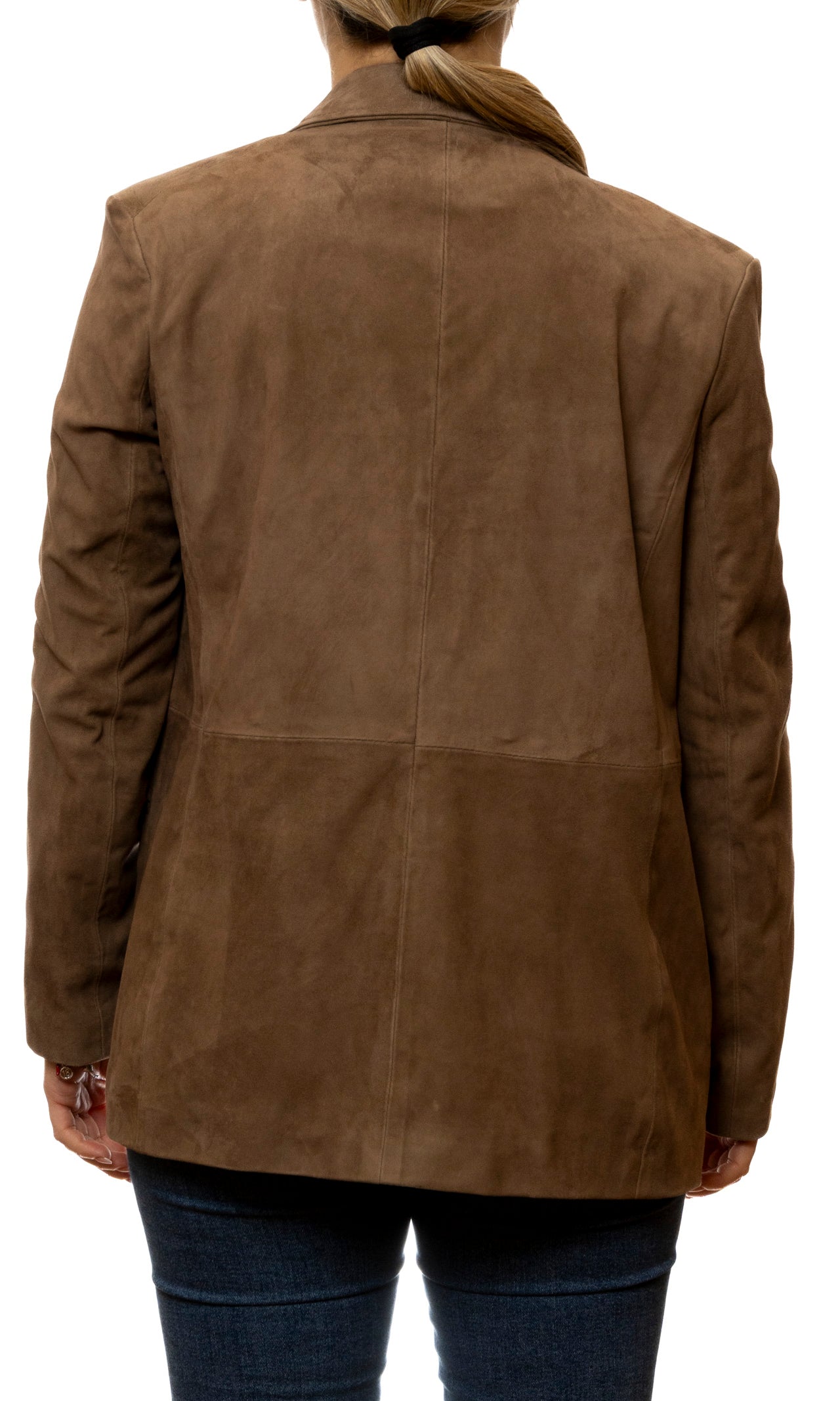 PK BY PASKAL blazer camoscio tortora 126 CAM-TORTORA