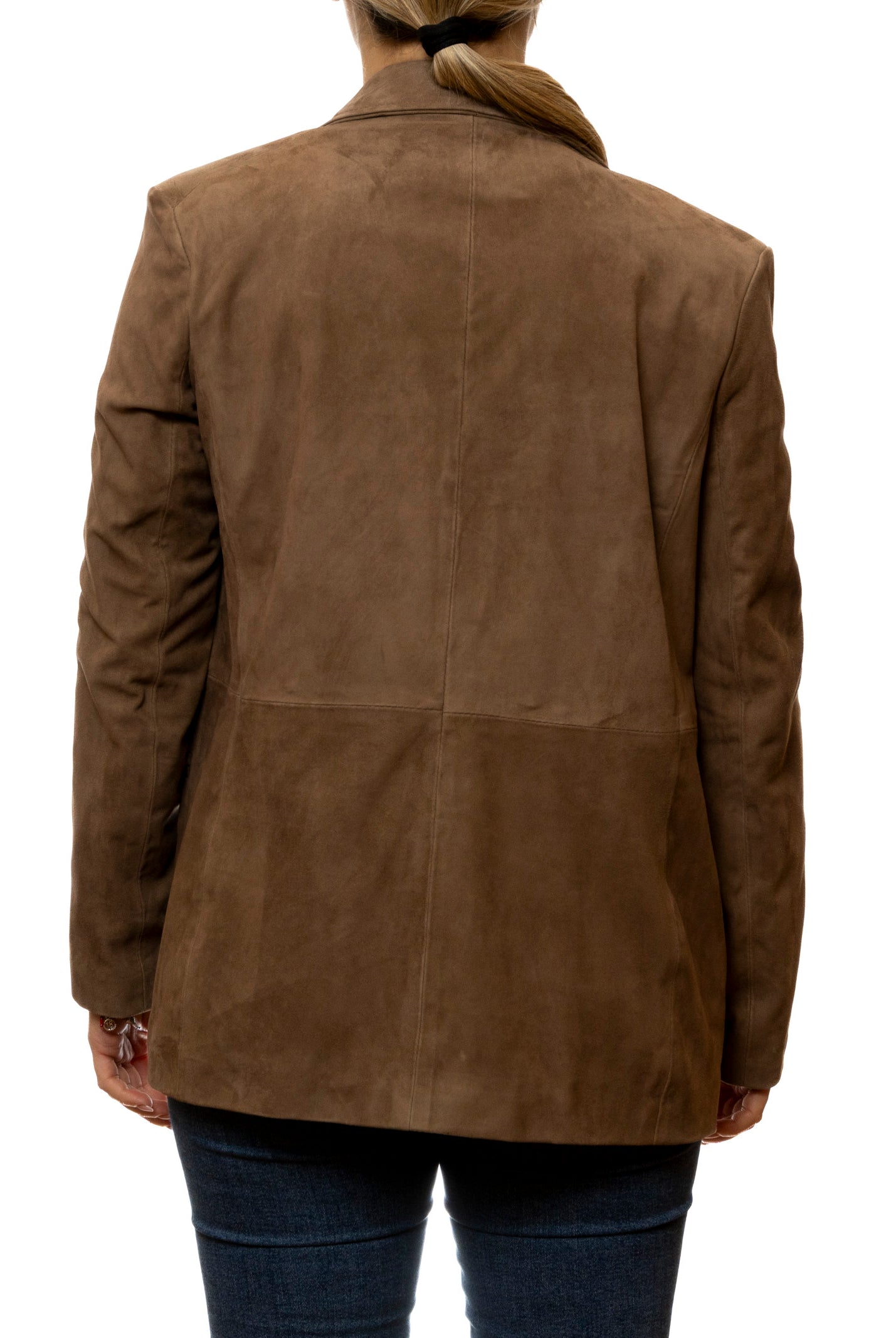 PK BY PASKAL blazer camoscio tortora 126 CAM-TORTORA