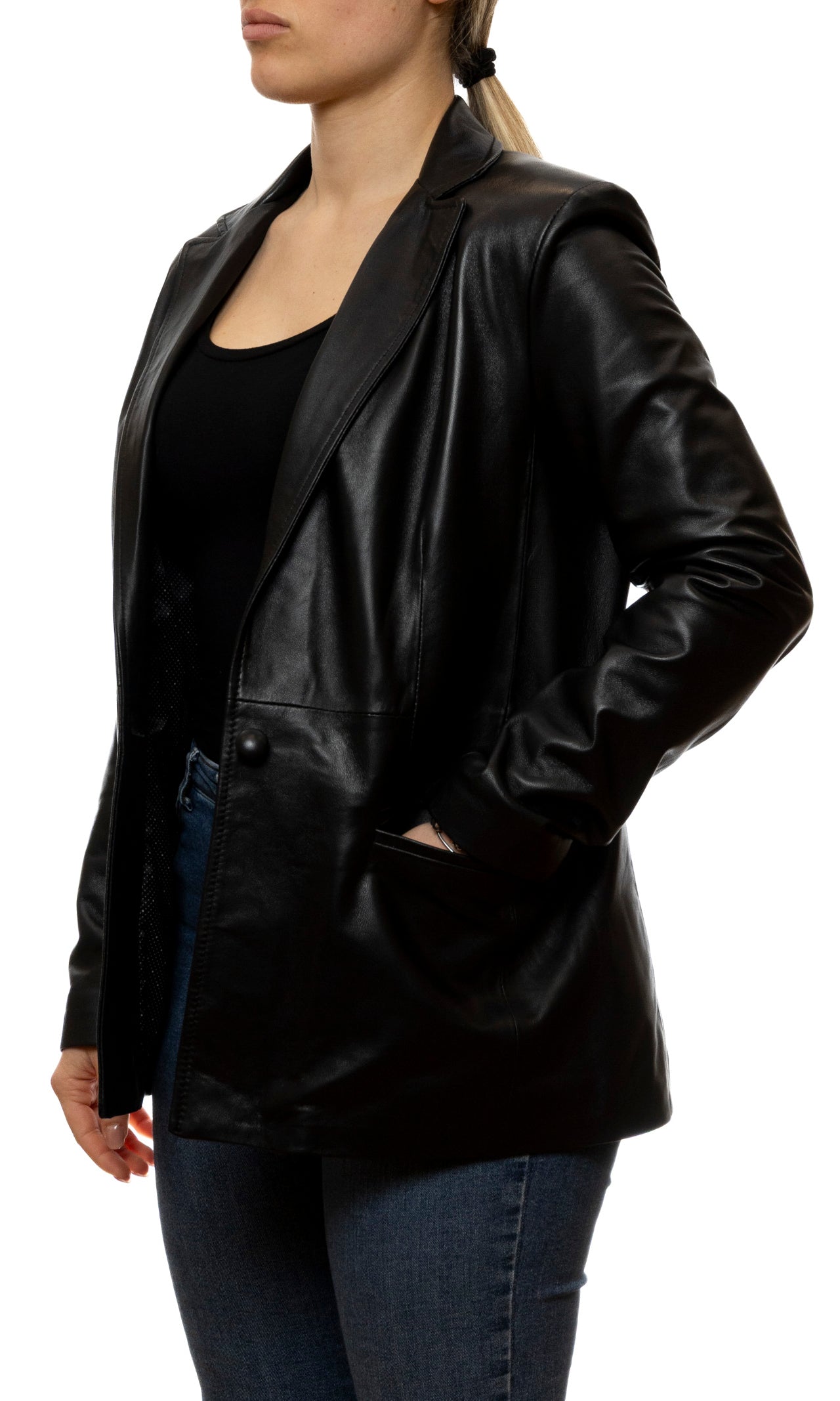 PK BY PASKAL blazer nappa nero 126 NAPPA-NERO