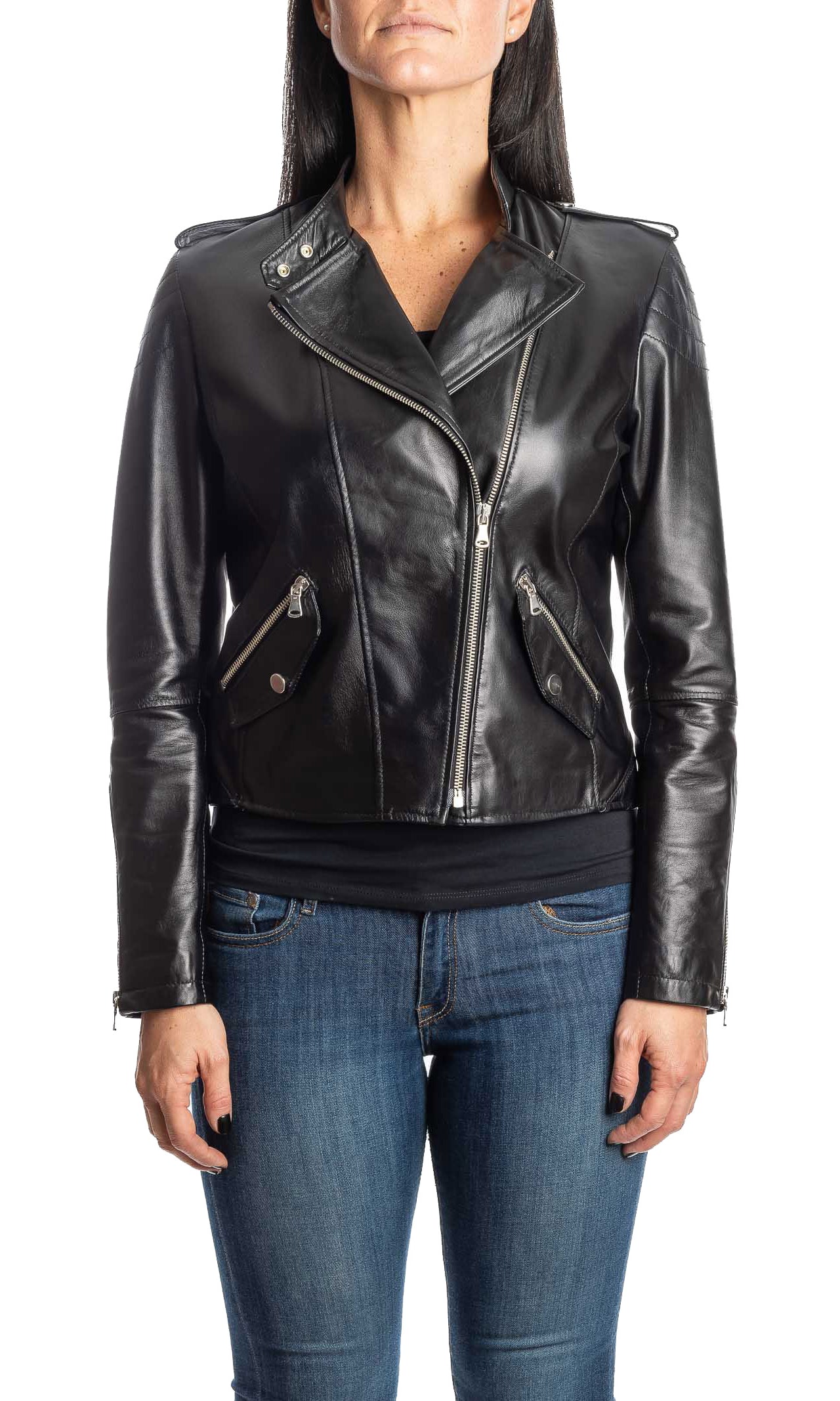 PK BY PASKAL giubbino nappa nero 600 NAPPA-NERO