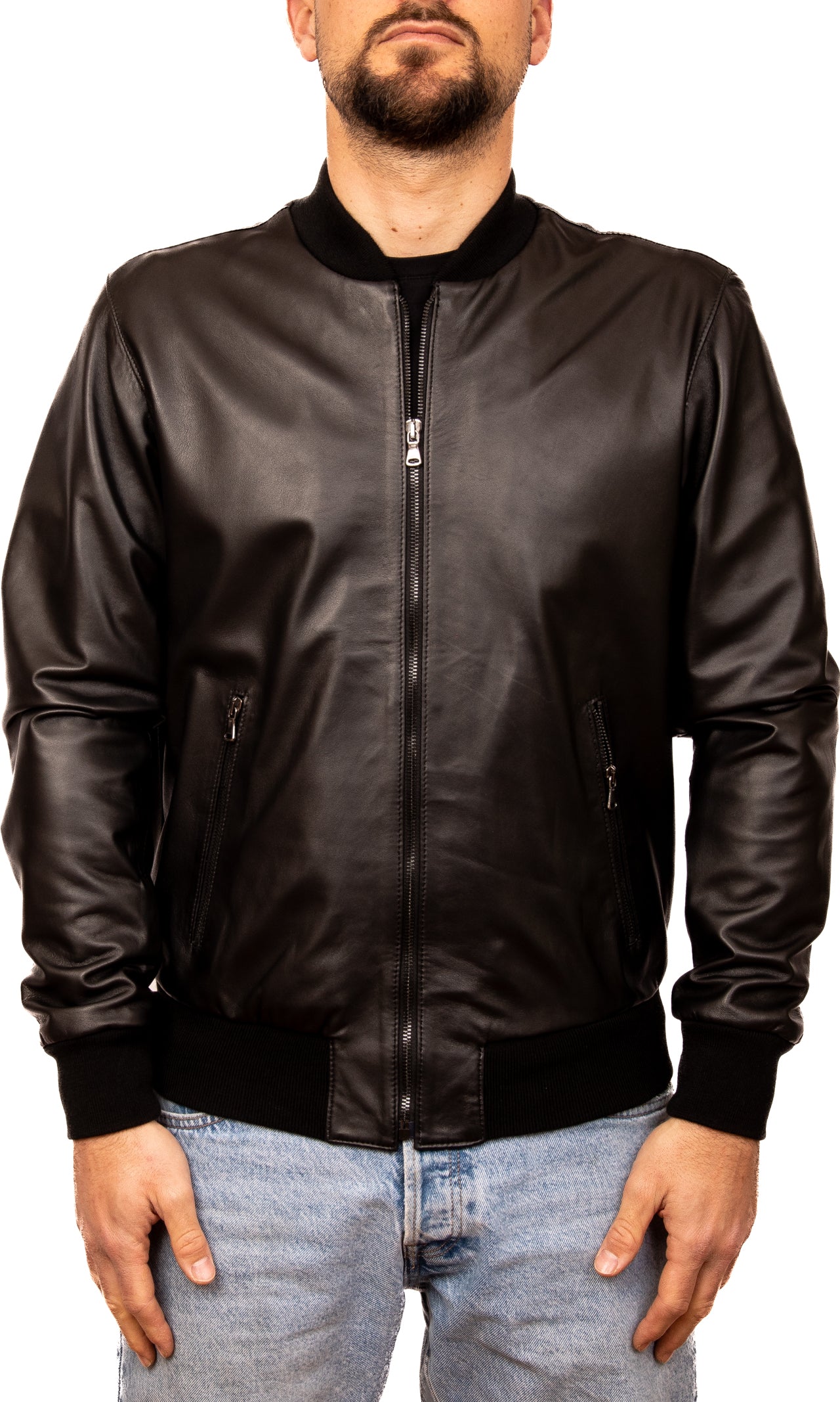 PK BY PASKAL giubbino nappa nero 789 NAPPA-NERO