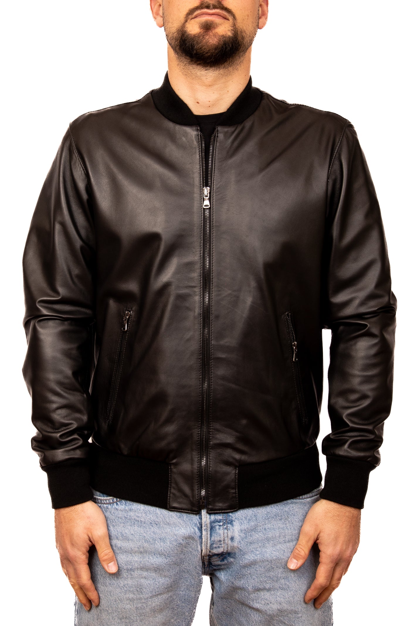 PK BY PASKAL giubbino nappa nero 789 NAPPA-NERO