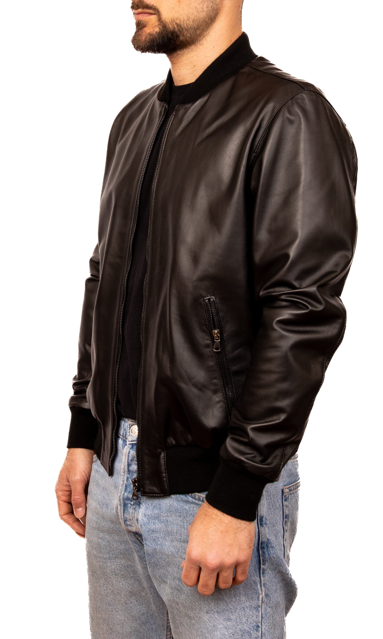 PK BY PASKAL giubbino nappa nero 789 NAPPA-NERO