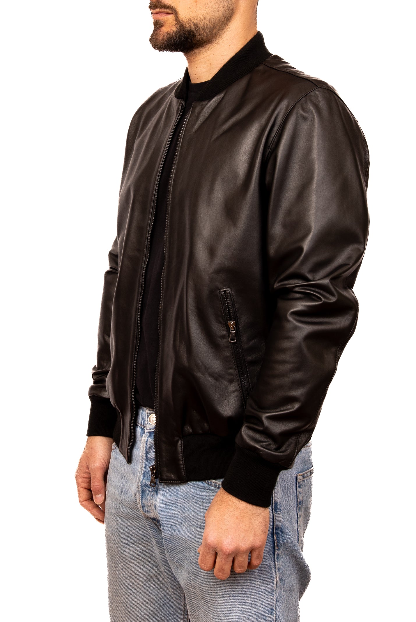 PK BY PASKAL giubbino nappa nero 789 NAPPA-NERO