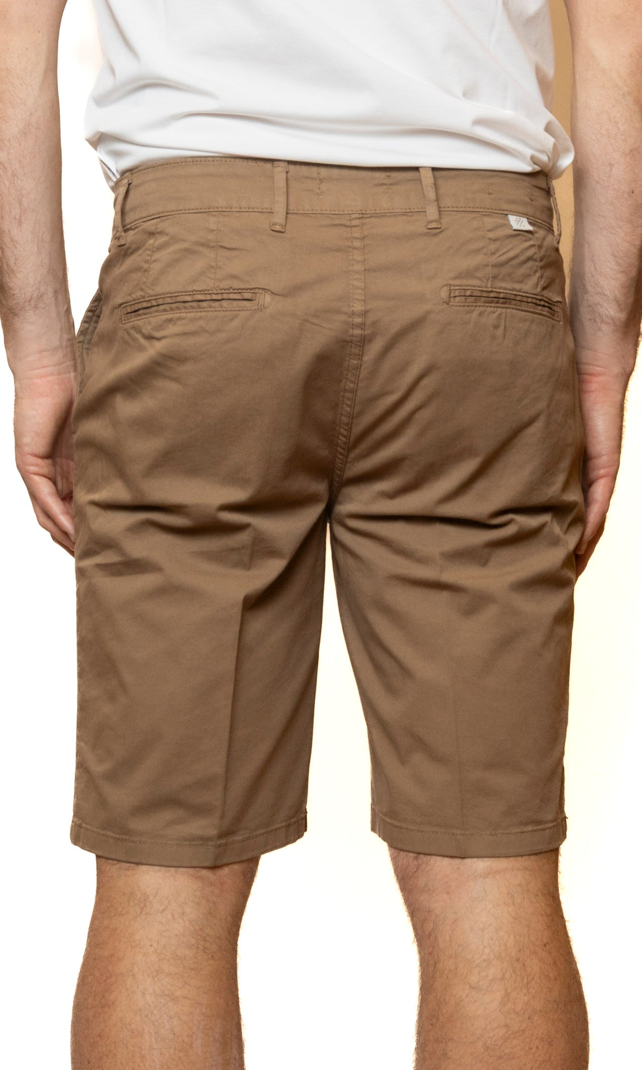 QB24 bermuda cotone beige 0126148 COTONE-BEIGE