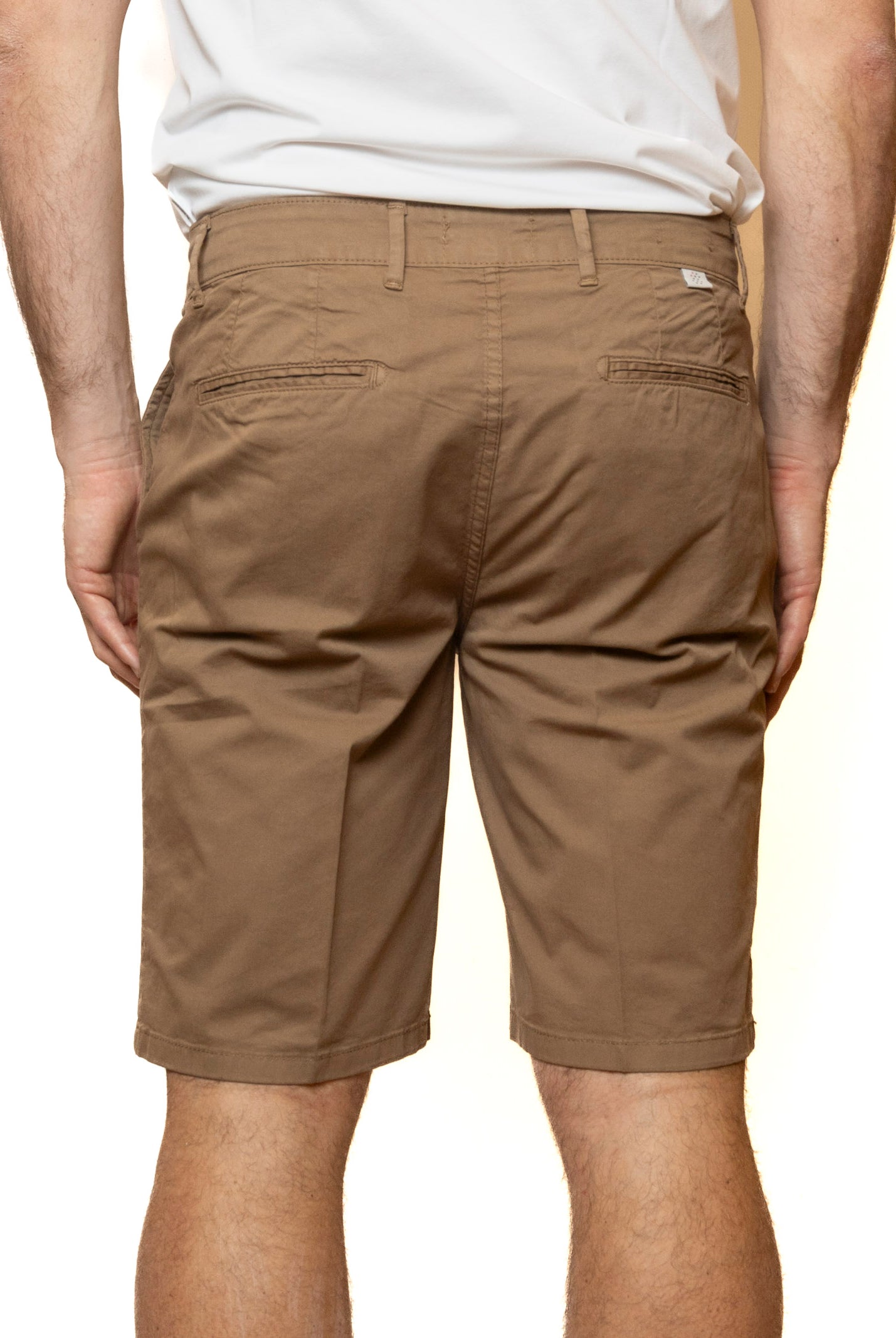 QB24 bermuda cotone beige 0126148 COTONE-BEIGE