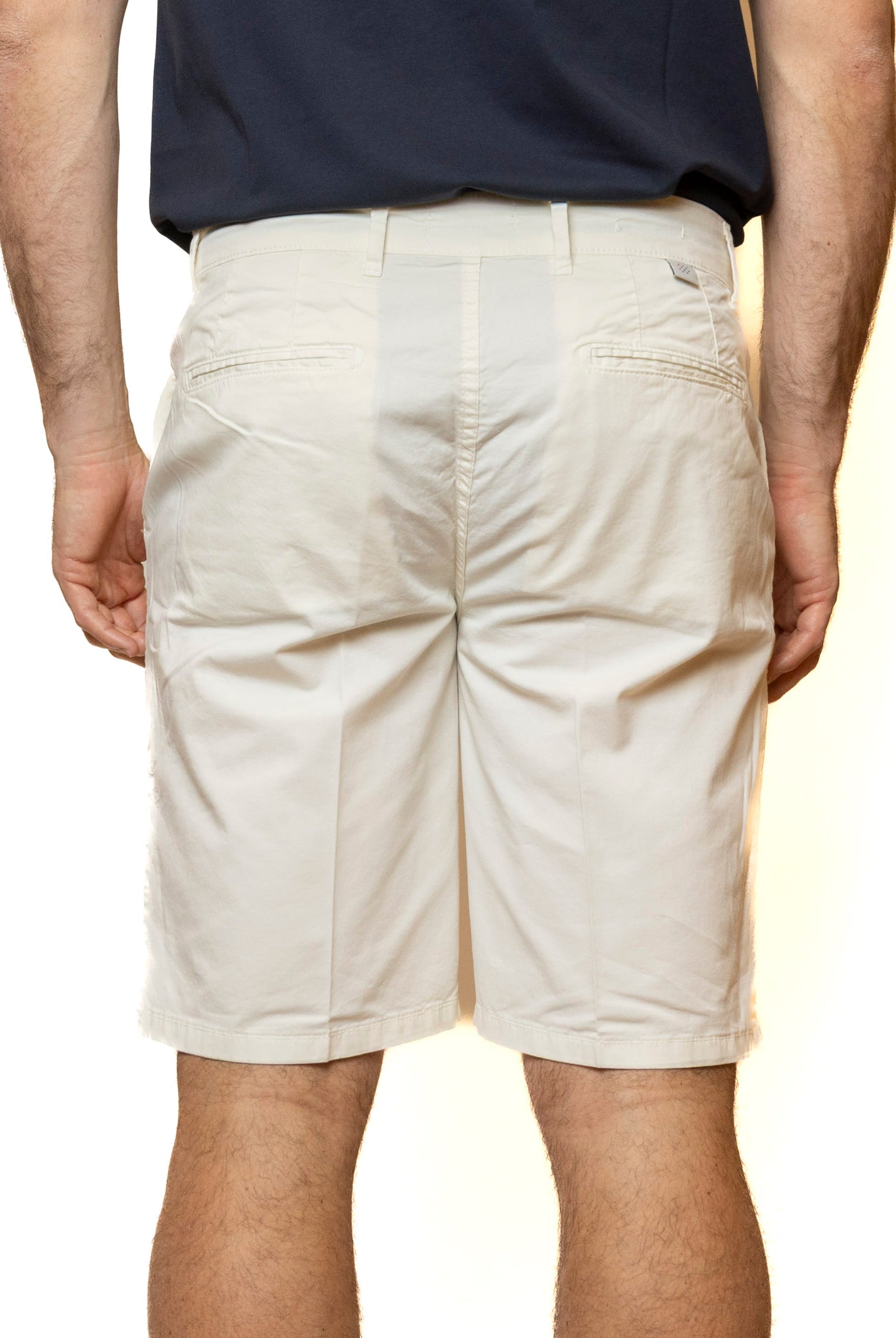 QB24 bermuda cotone bianco 0126148 COTONE-WHITE