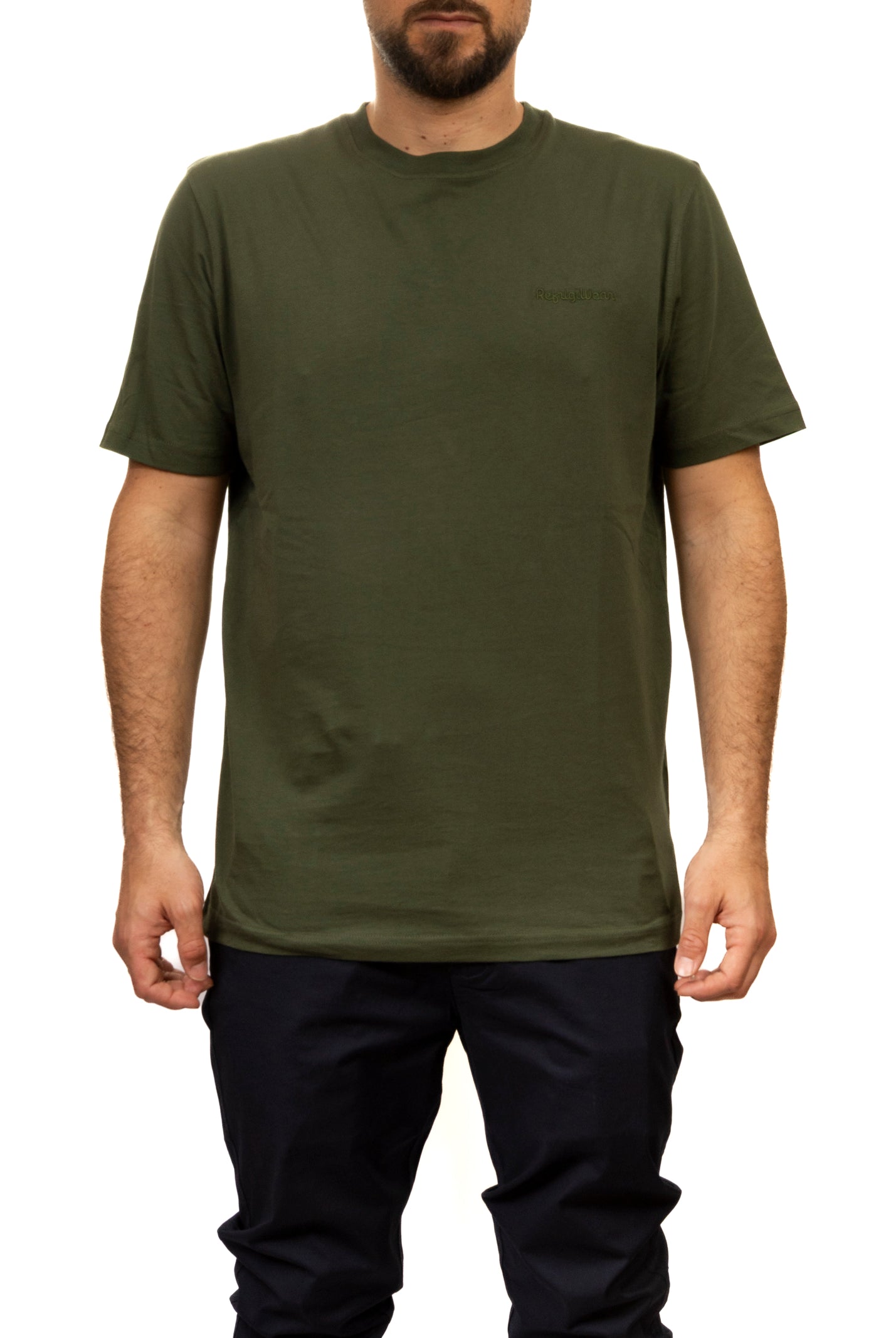 REFRIGIWEAR girocollo cotone verde T62800 HALEN-E00312