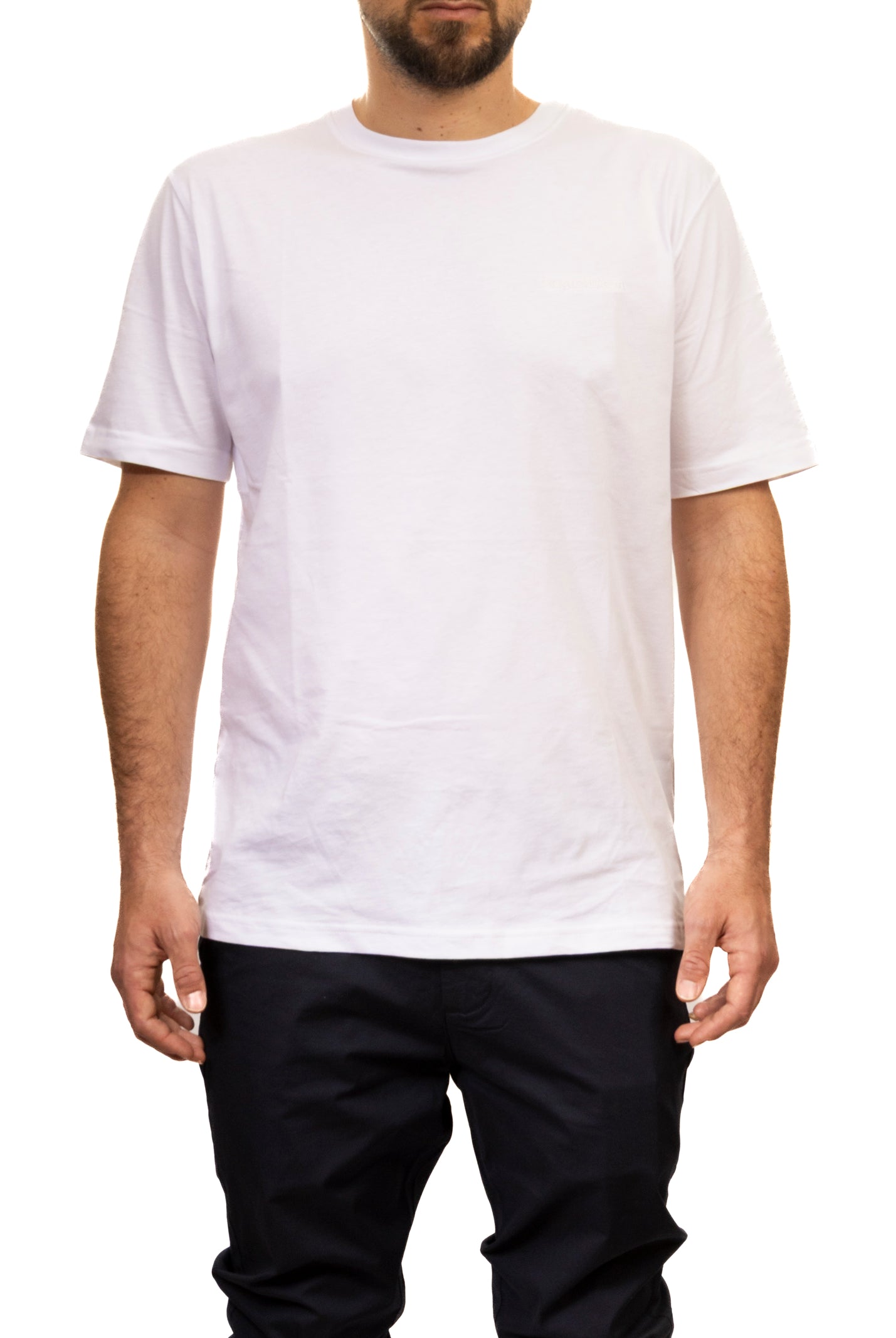 REFRIGIWEAR girocollo cotone bianco T62800 HALEN-A00010