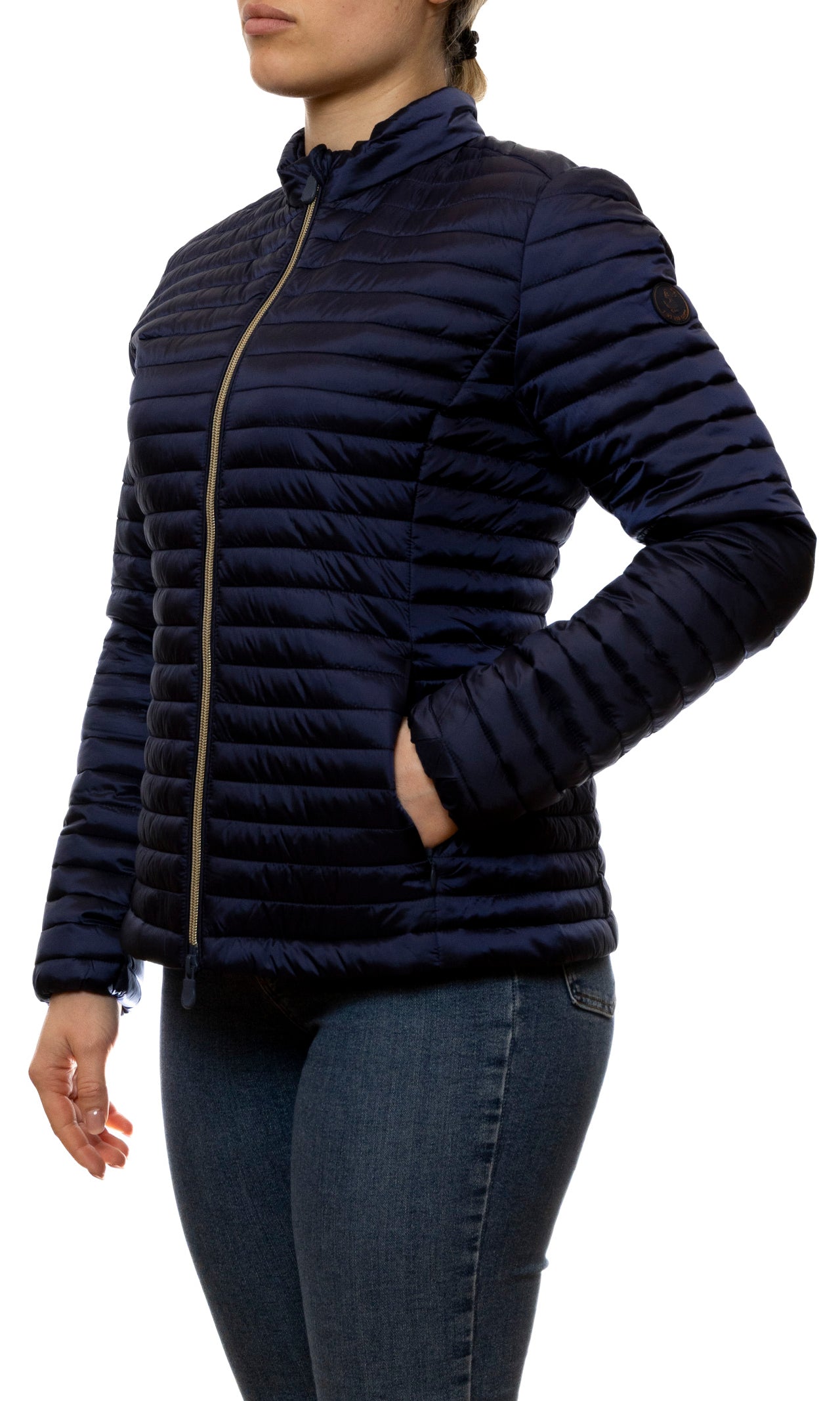 SAVE THE DUCK piumino andreina blu scuro D38370W ANDREINA-90010