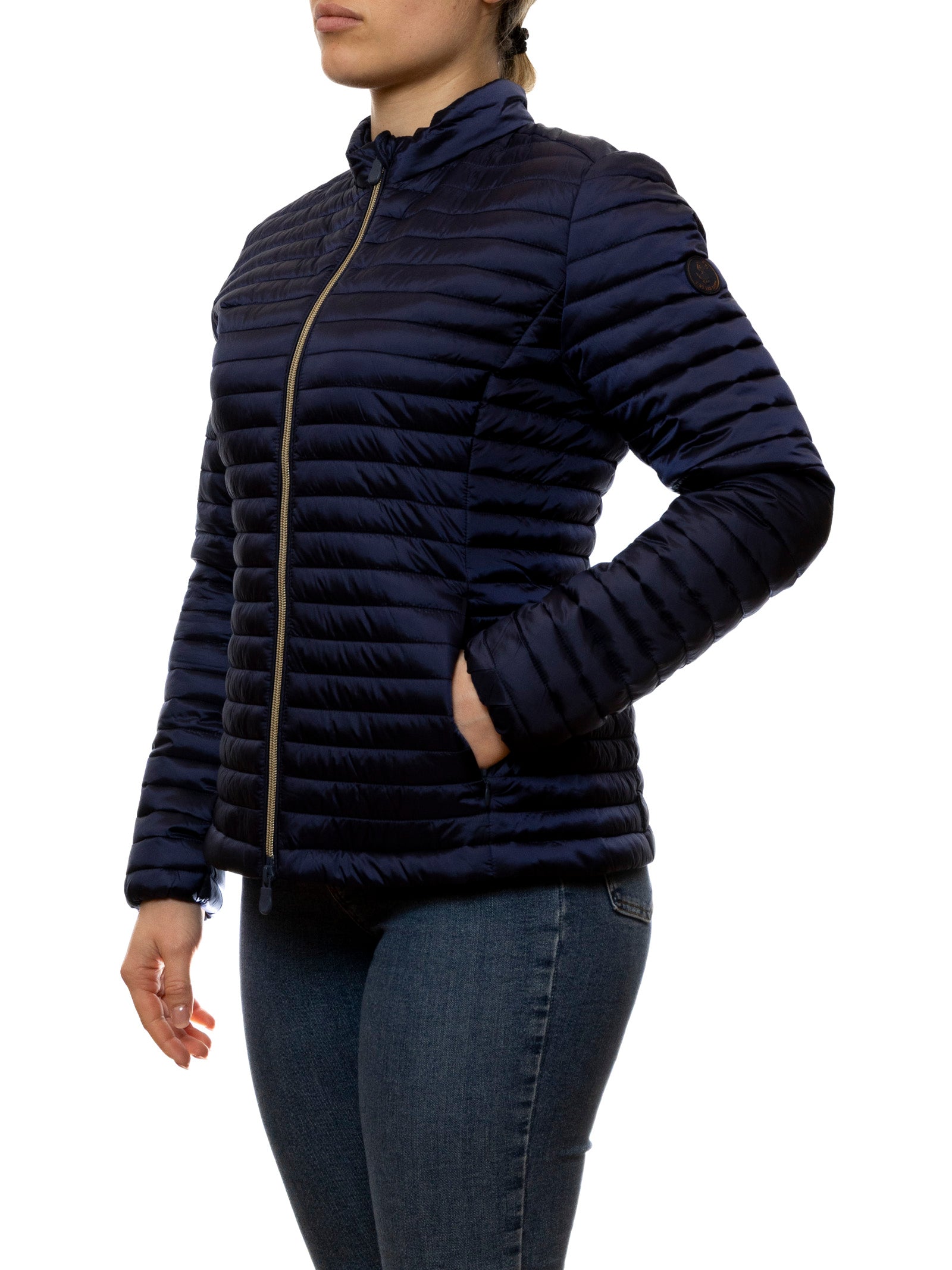 SAVE THE DUCK piumino andreina blu scuro D38370W ANDREINA-90010