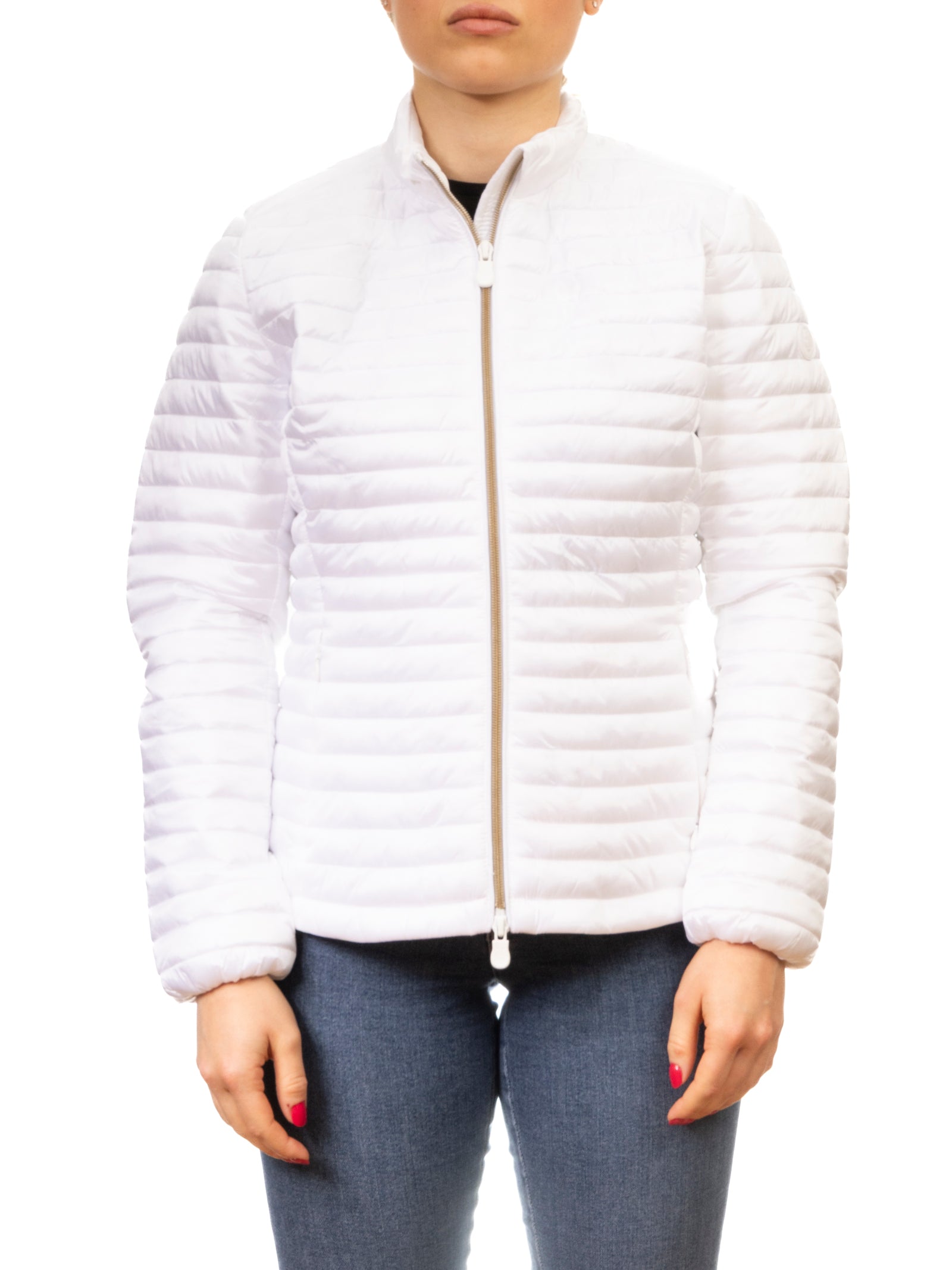 SAVE THE DUCK piumino iris bianco D3837W IRIS20-00000