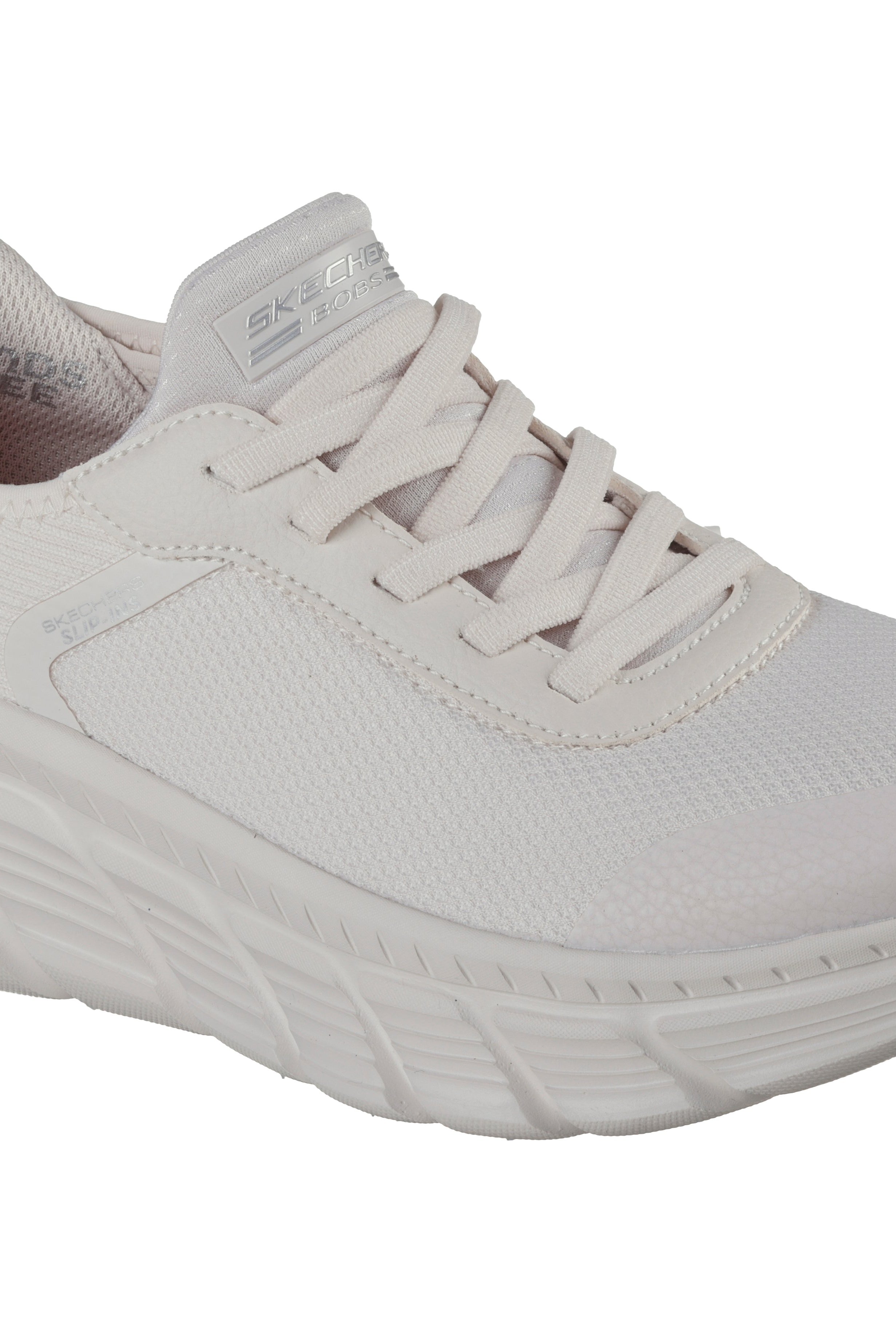 SKECHERS Sneaker bobs flex slip ins bianco 117391 BOBS B FLEX-WHT
