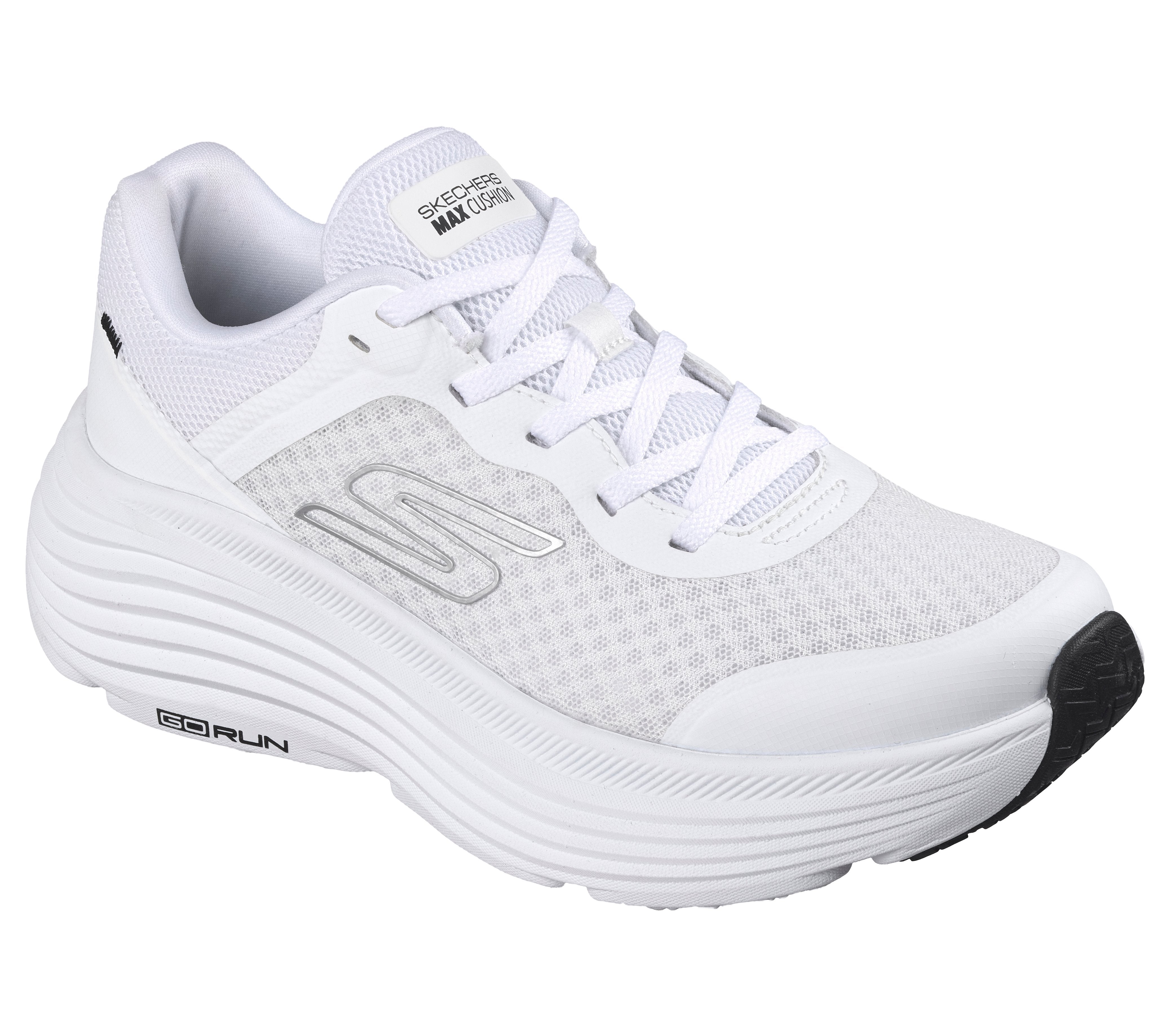 SKECHERS Sneaker max cushioninh bianco 129470 MAX CUSHIONING-WBK