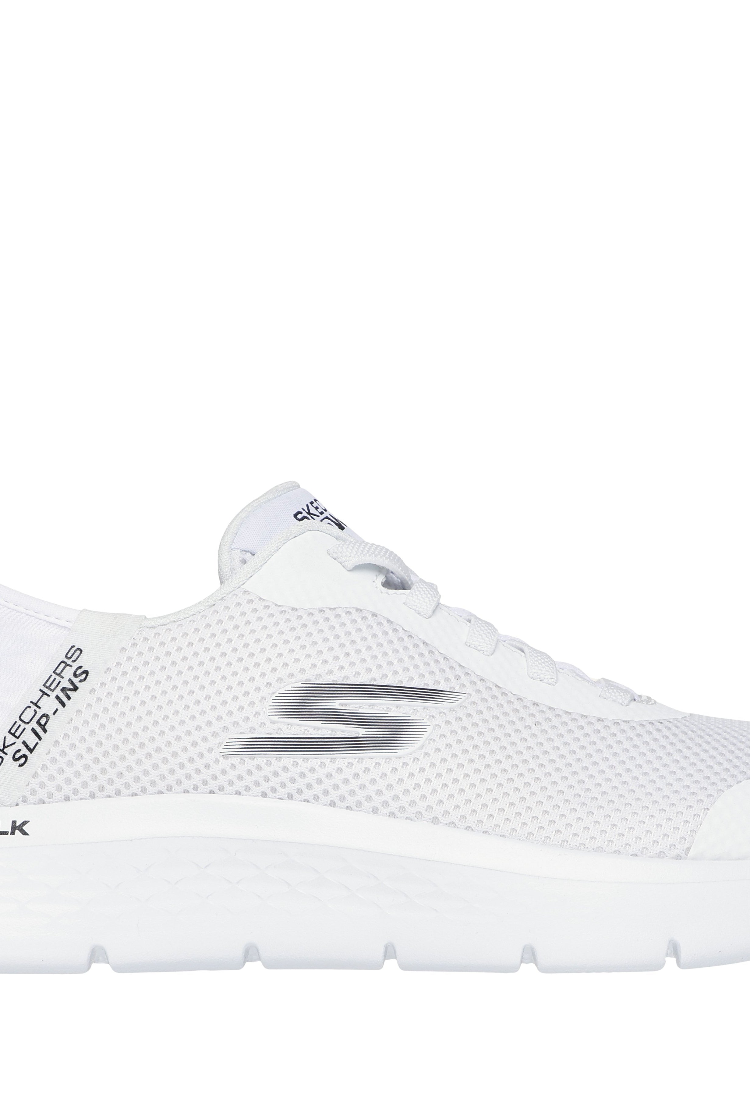 SKECHERS Sneaker go walk flex slip ins bianco 216324 GO WALK FLEX-WHT