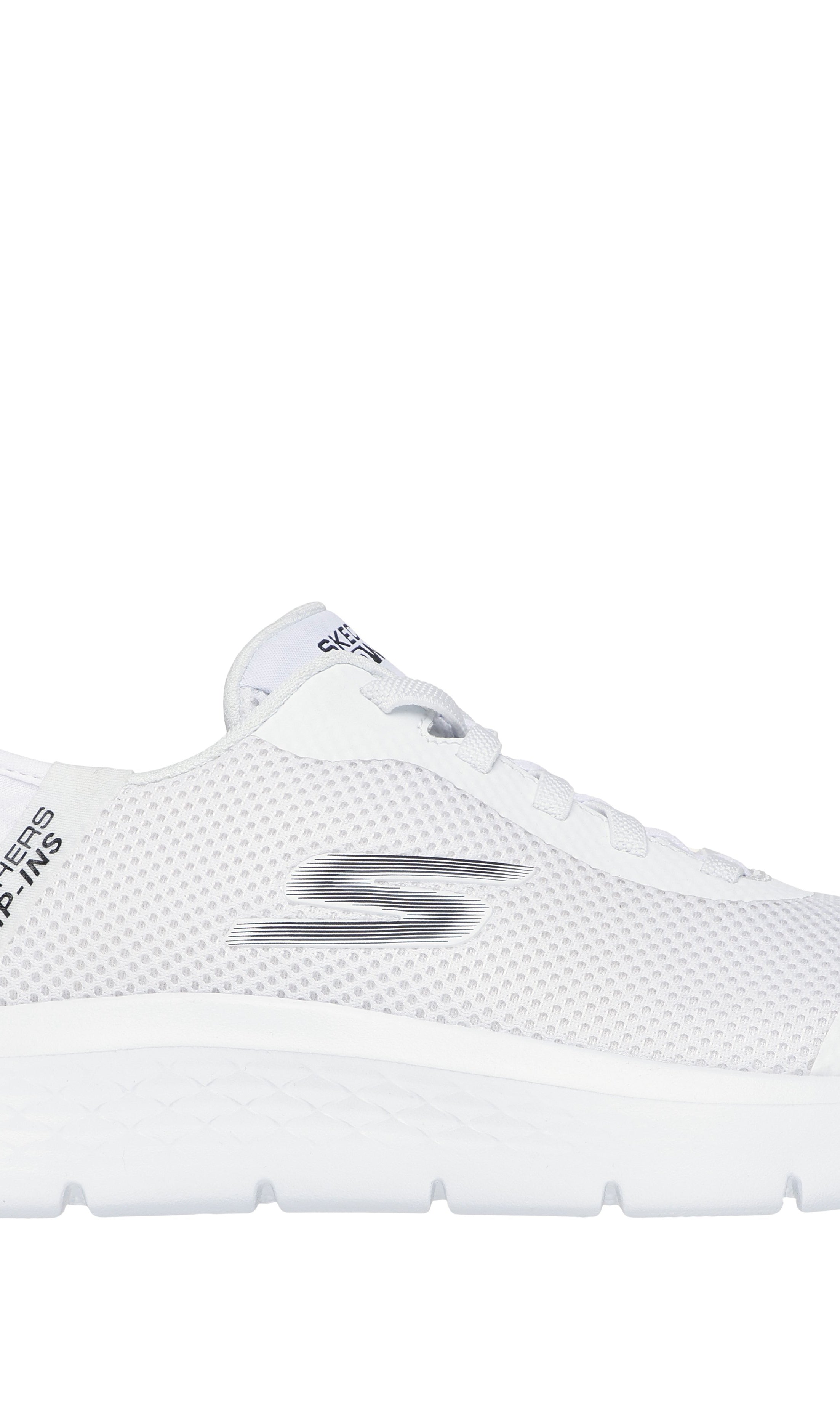 SKECHERS Sneaker go walk flex slip ins bianco 216324 GO WALK FLEX-WHT