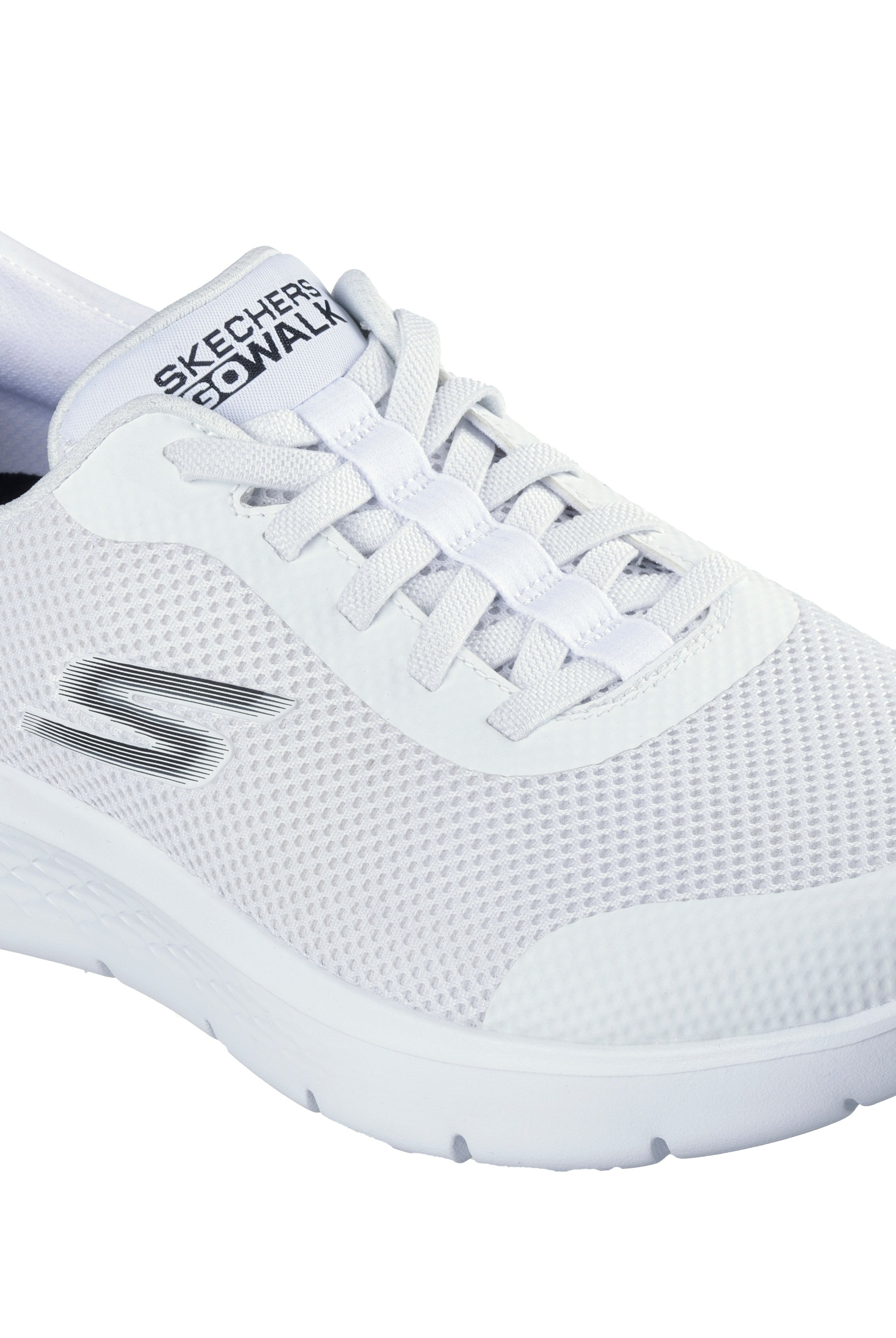 SKECHERS Sneaker go walk flex slip ins bianco 216324 GO WALK FLEX-WHT
