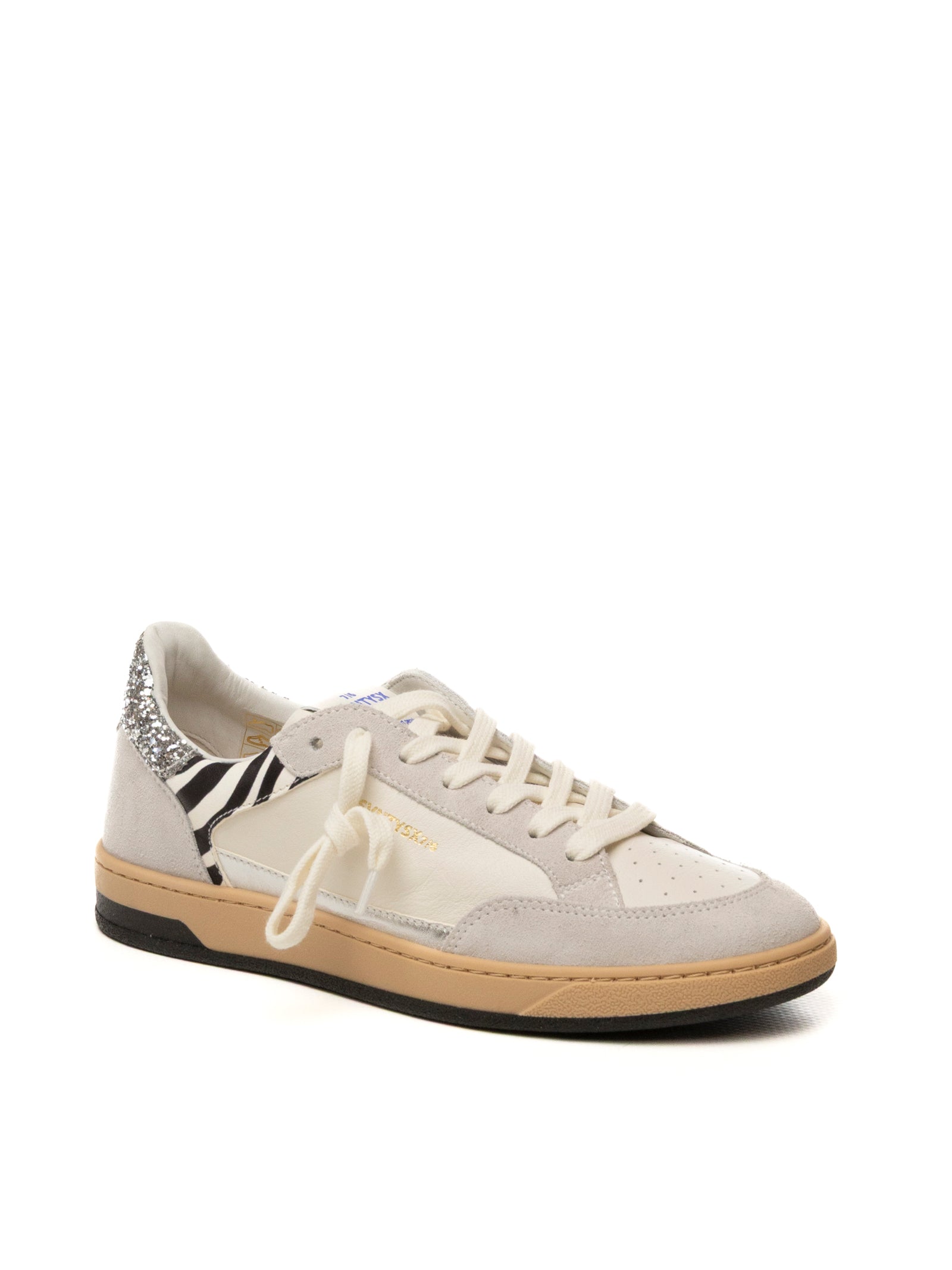 THE 76 Sneaker stay bianco/zebra STAY D PELLE-ZEBRA
